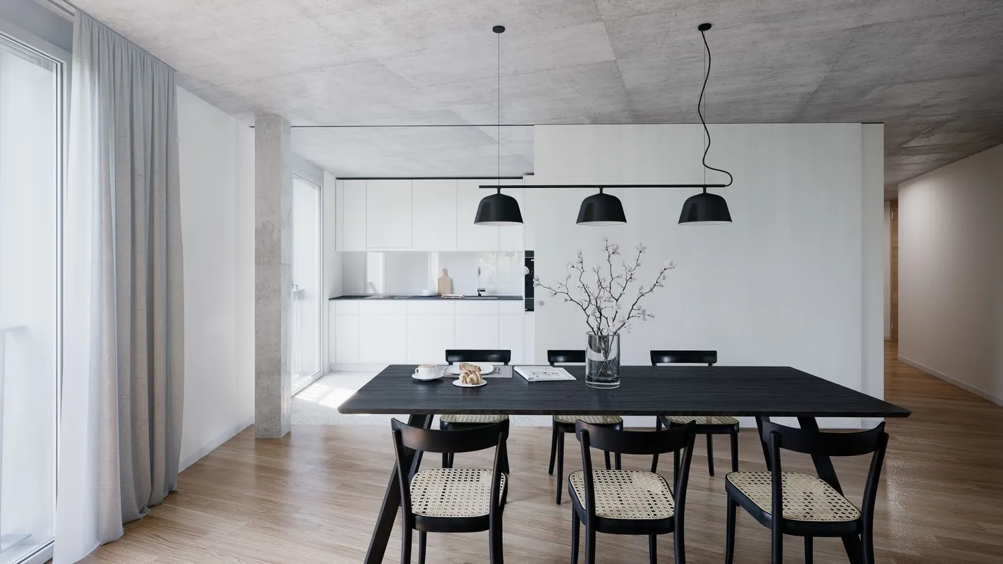 Architecture spéciale, confort de vie de haute qualité - Appartement 3.5 pièces - Photo 4 sur 13