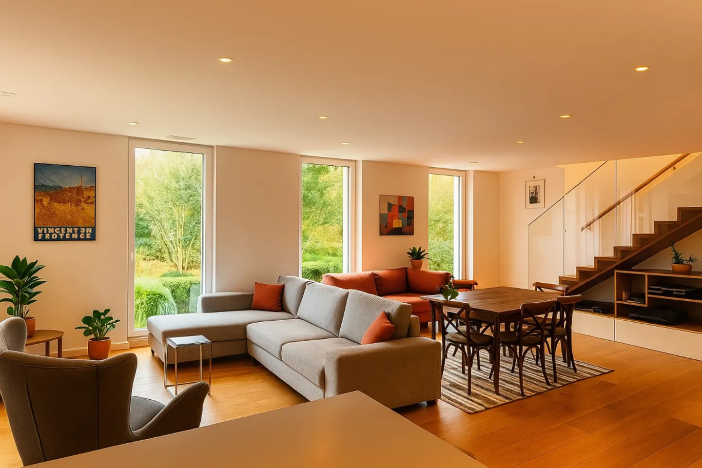 Wunderschönes 4-Zimmer-Duplex in einer privaten Residenz in Grand-Saconnex (GE) - Foto 1 von 18