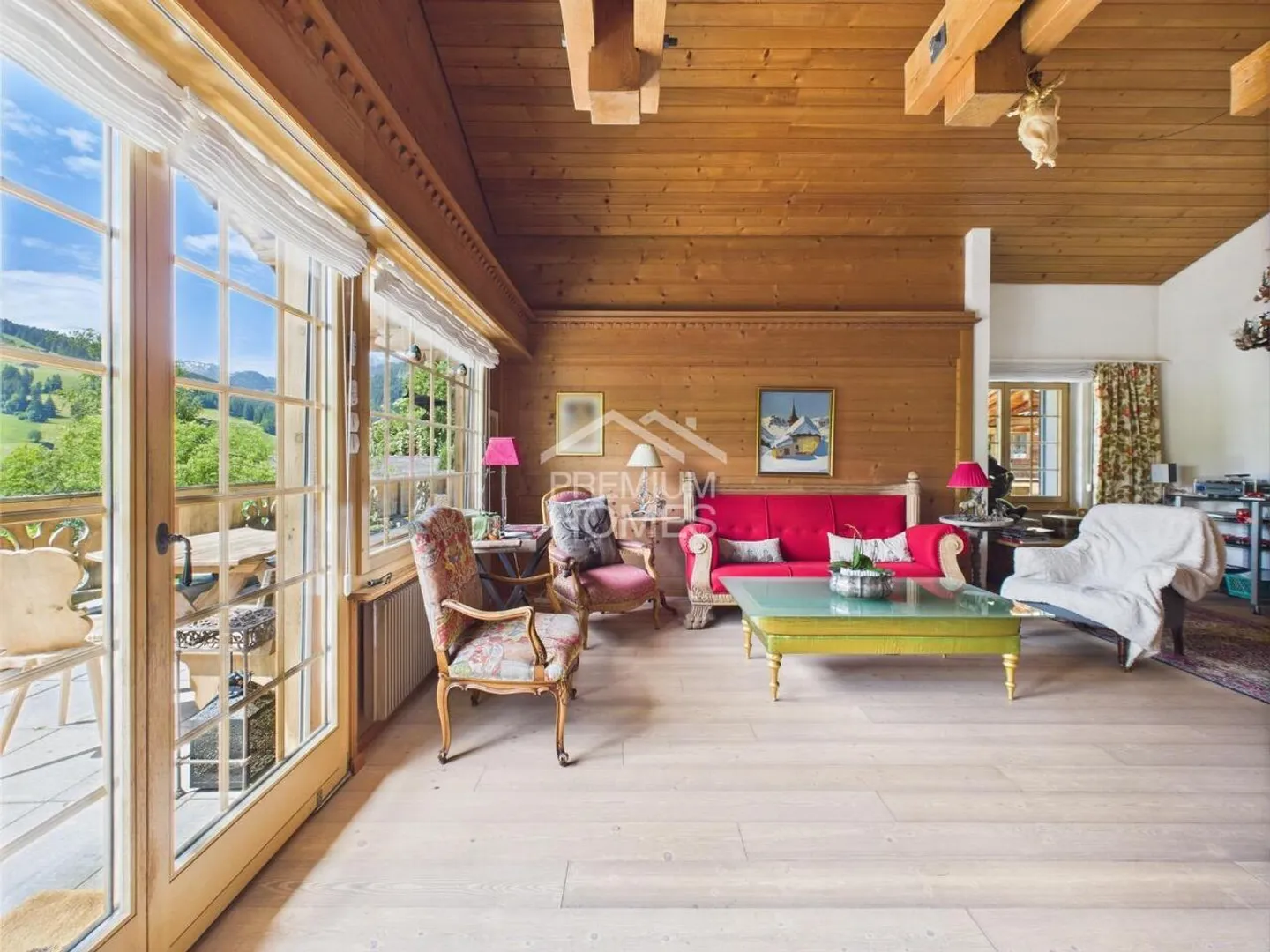 Doppelresidenz-Chalet mit zwei Wohnungen in sonnigem Saanen! - Foto 11 von 13