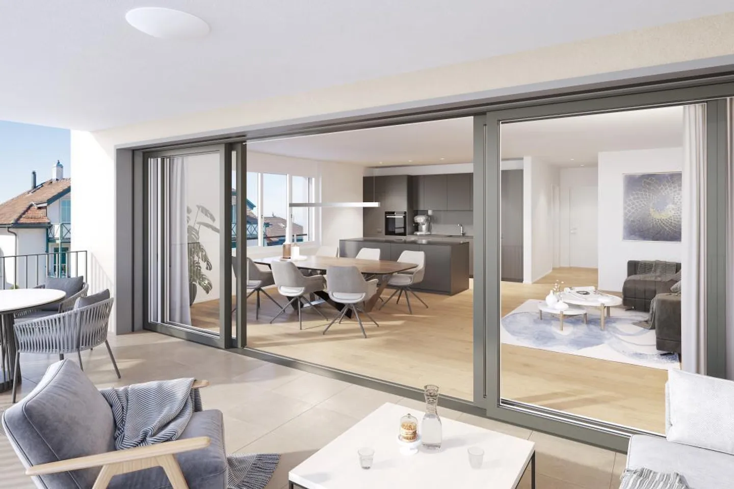 3.5-Room Apartment (Ground Floor + 1st Floor) - Photo 3 of 6