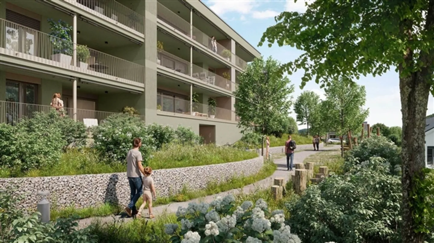 Nouveau projet de construction Gemsacker : appartement 3.5 pièces A1-23 - Photo 4 sur 6