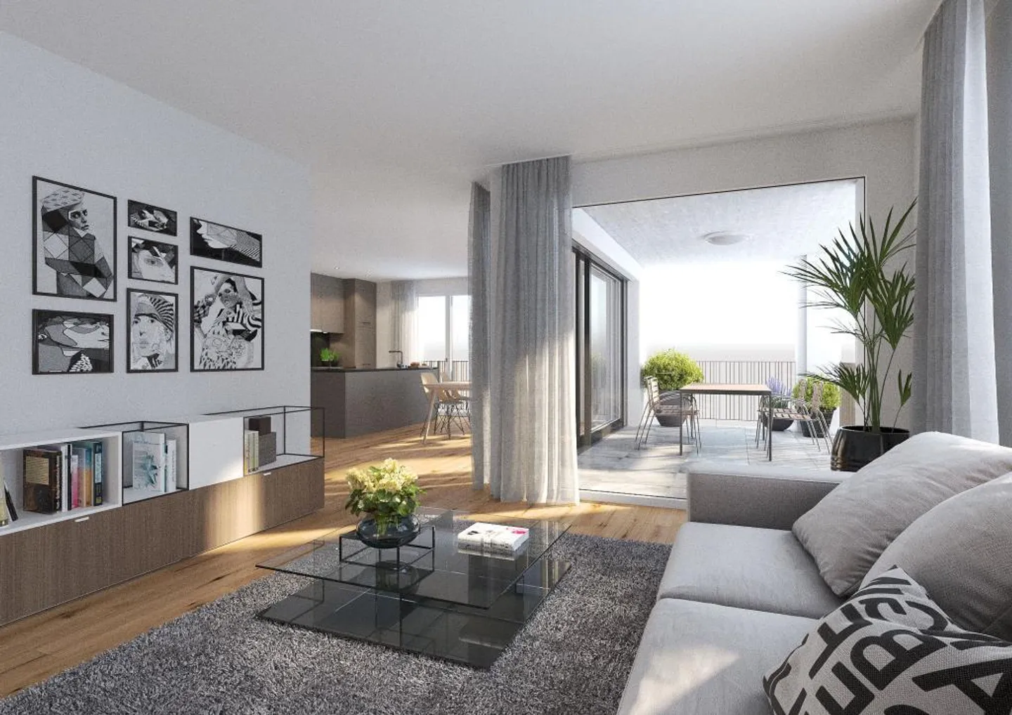 RESERVED: New construction project "Spitzacker" - Attractive 2.5-room apartment - Photo 2 of 4