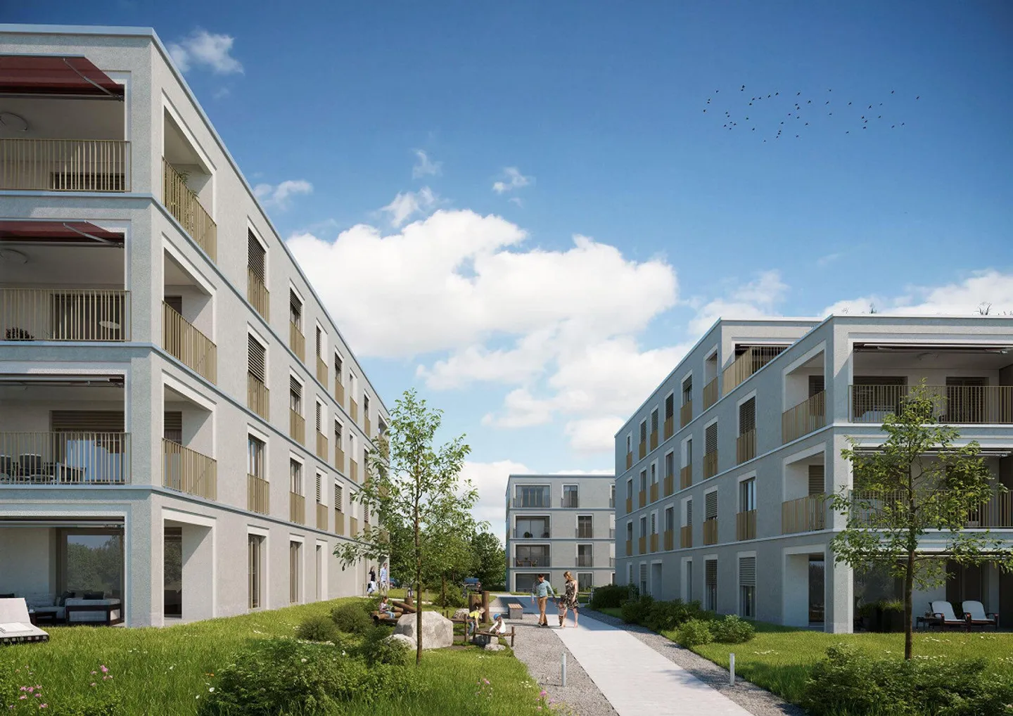 RESERVED: New construction project "Spitzacker" - Attractive 2.5-room apartment - Photo 3 of 4