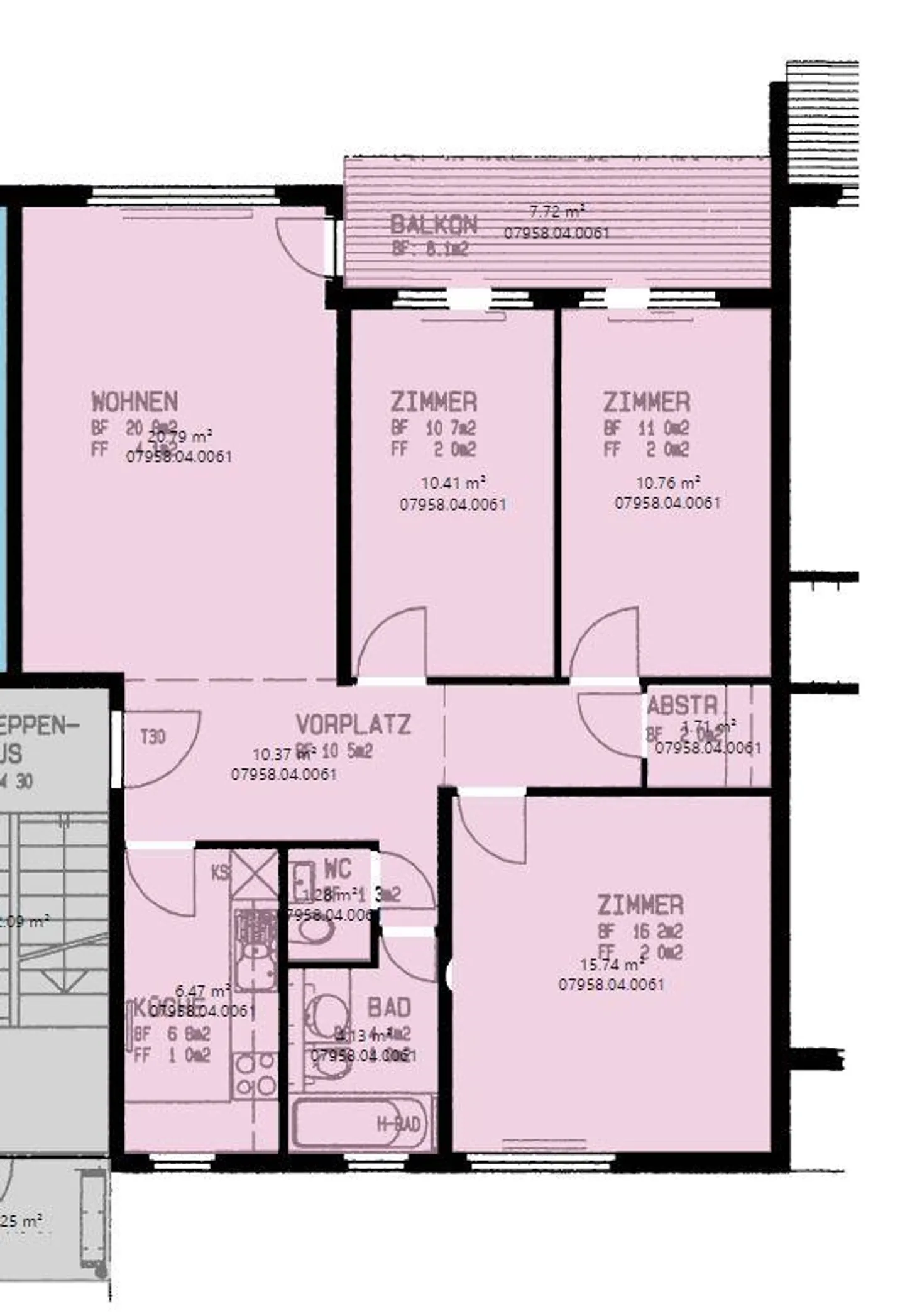 Geräumige Wohnung in zentraler Lage - Foto 6 von 6