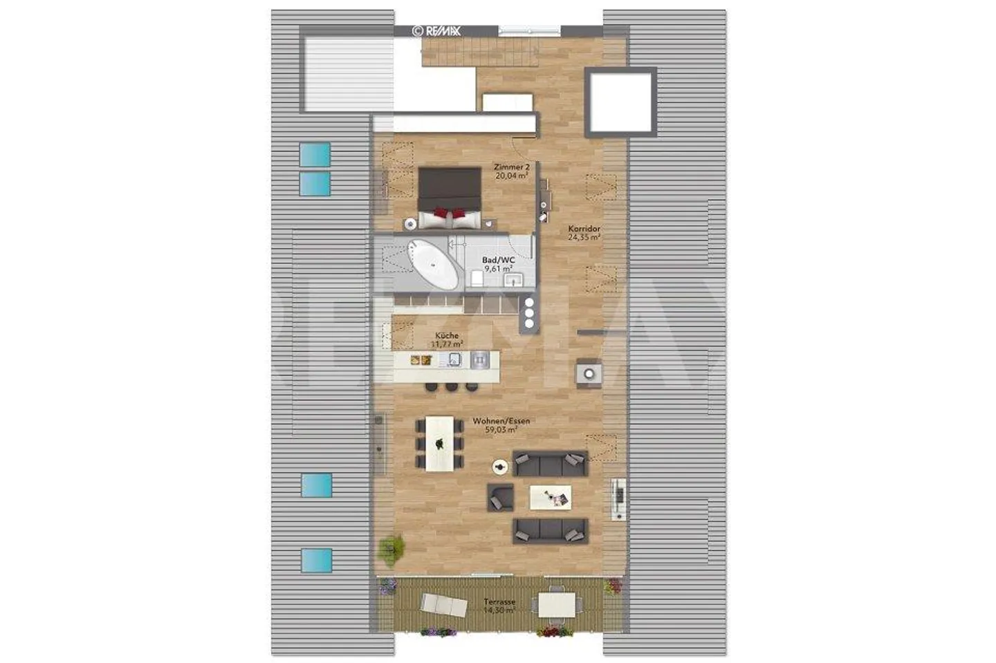 High Standard in the 3 ½-Room Minergie Maisonette Apartment - Photo 11 of 12