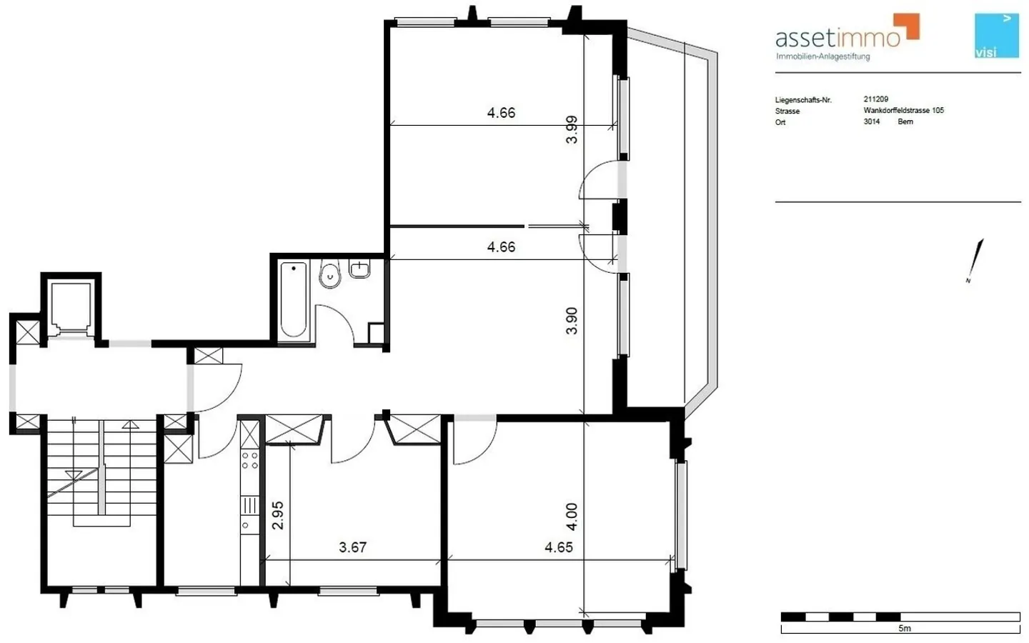 Zentrale 4-Zimmerwohnung - Foto 11 von 11