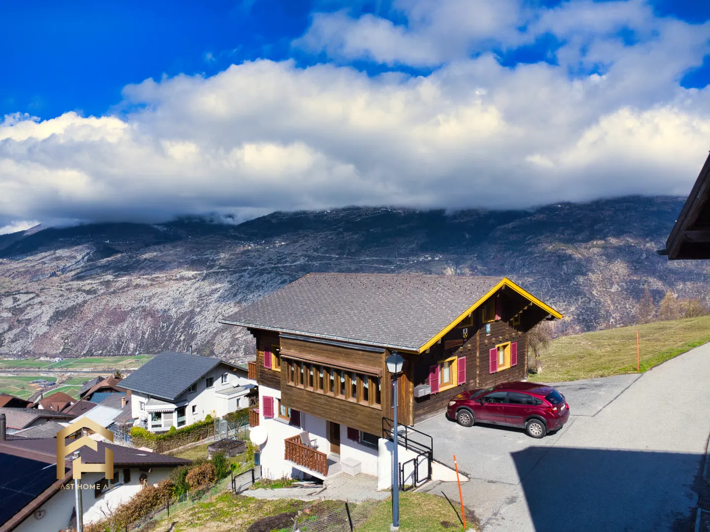 Vivere con vista: Appartamento soleggiato di 4,5 stanze nell'idilliaco Ergisch - Foto 12 di 13