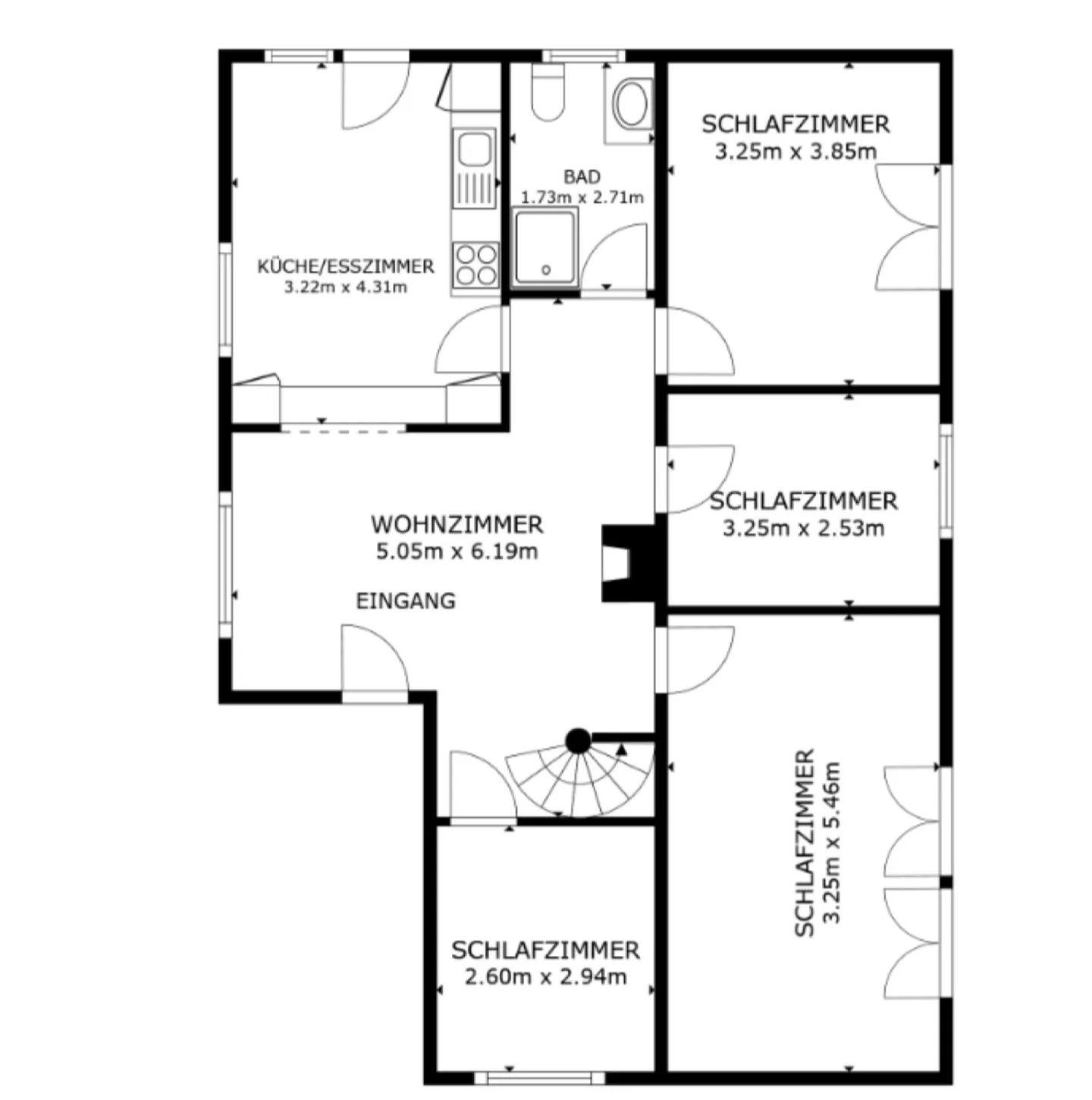 Miracle d'espace avec charme ? Duplex de 6,5 pièces au cœur de Salgesch - Photo 5 sur 10