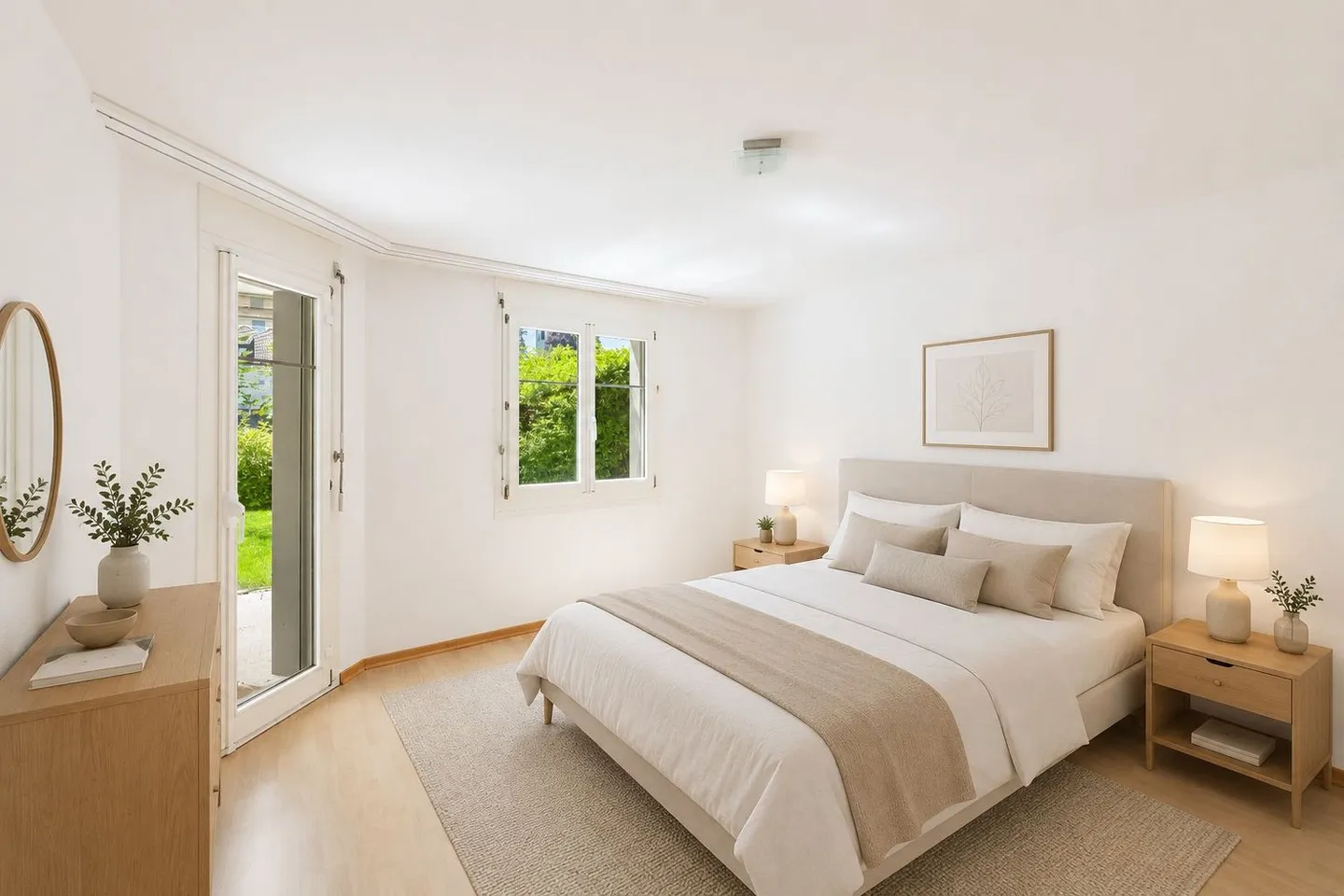 Emplacement privilégié à Uster : Appartement de jardin avec vue sur le château - Photo 3 sur 7