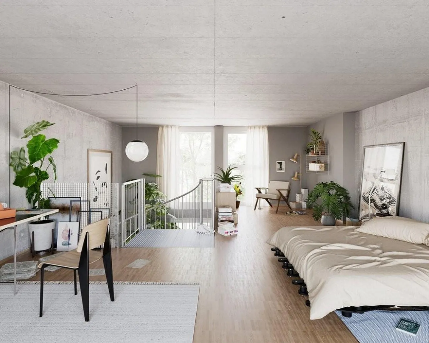 Stylisches Maisonette-Loft - Foto 3 von 6