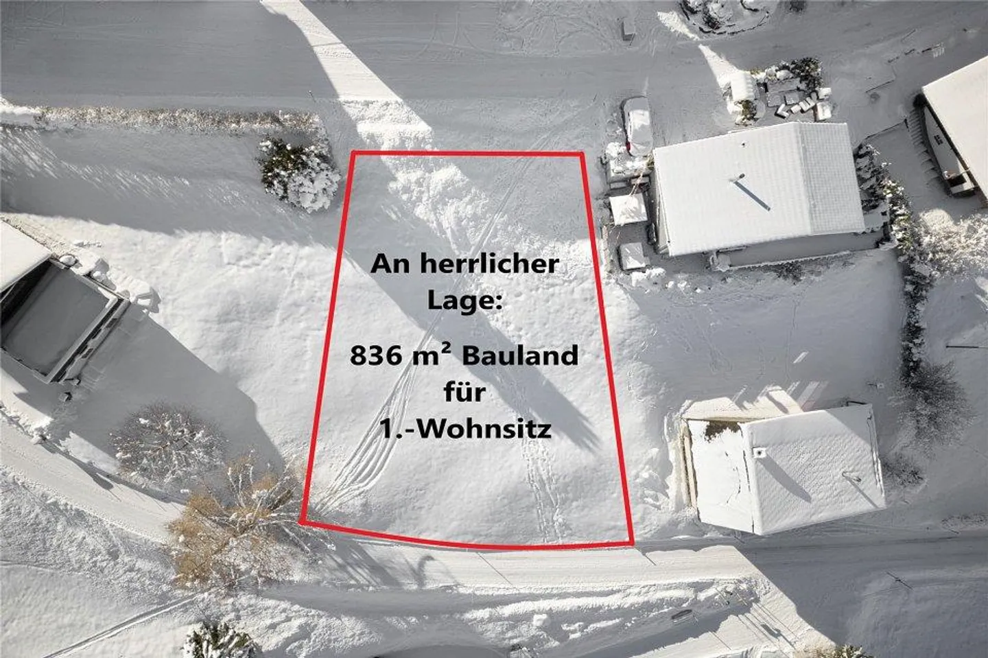 836m² Building Land for Primary Residence in Unterwasser - Photo 1 of 1