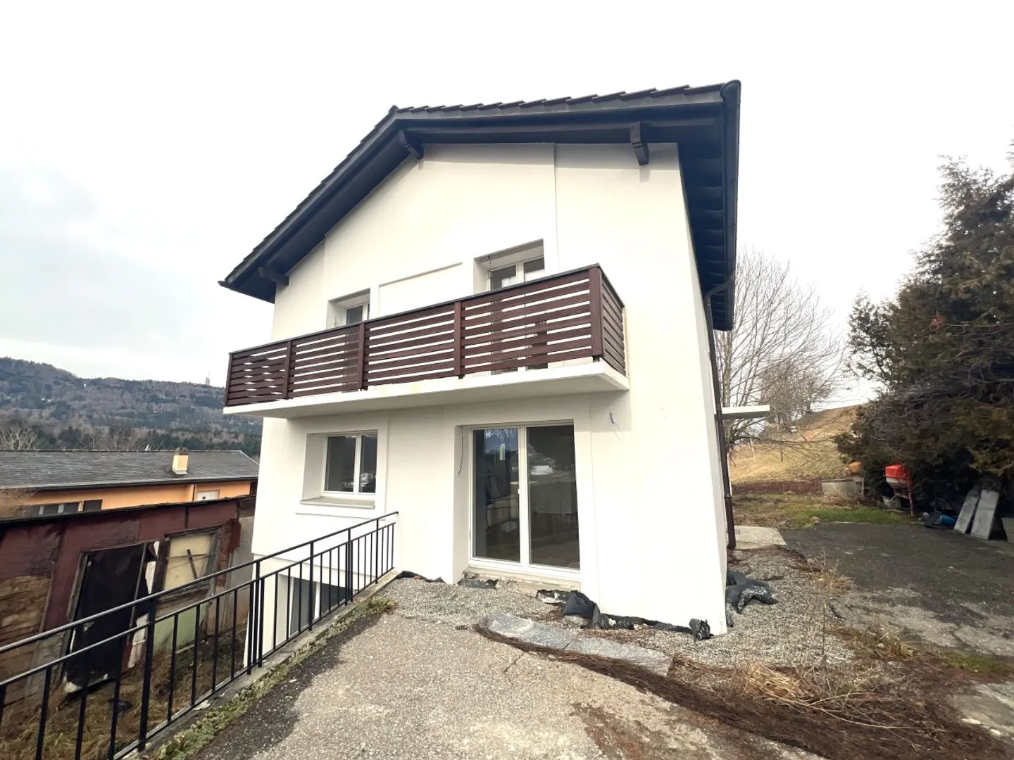Schönes renoviertes Haus in Attalens / 3 SZ / 1 Badezimmer / 1 Balkon / Wärmepumpe - Foto 7 di 12