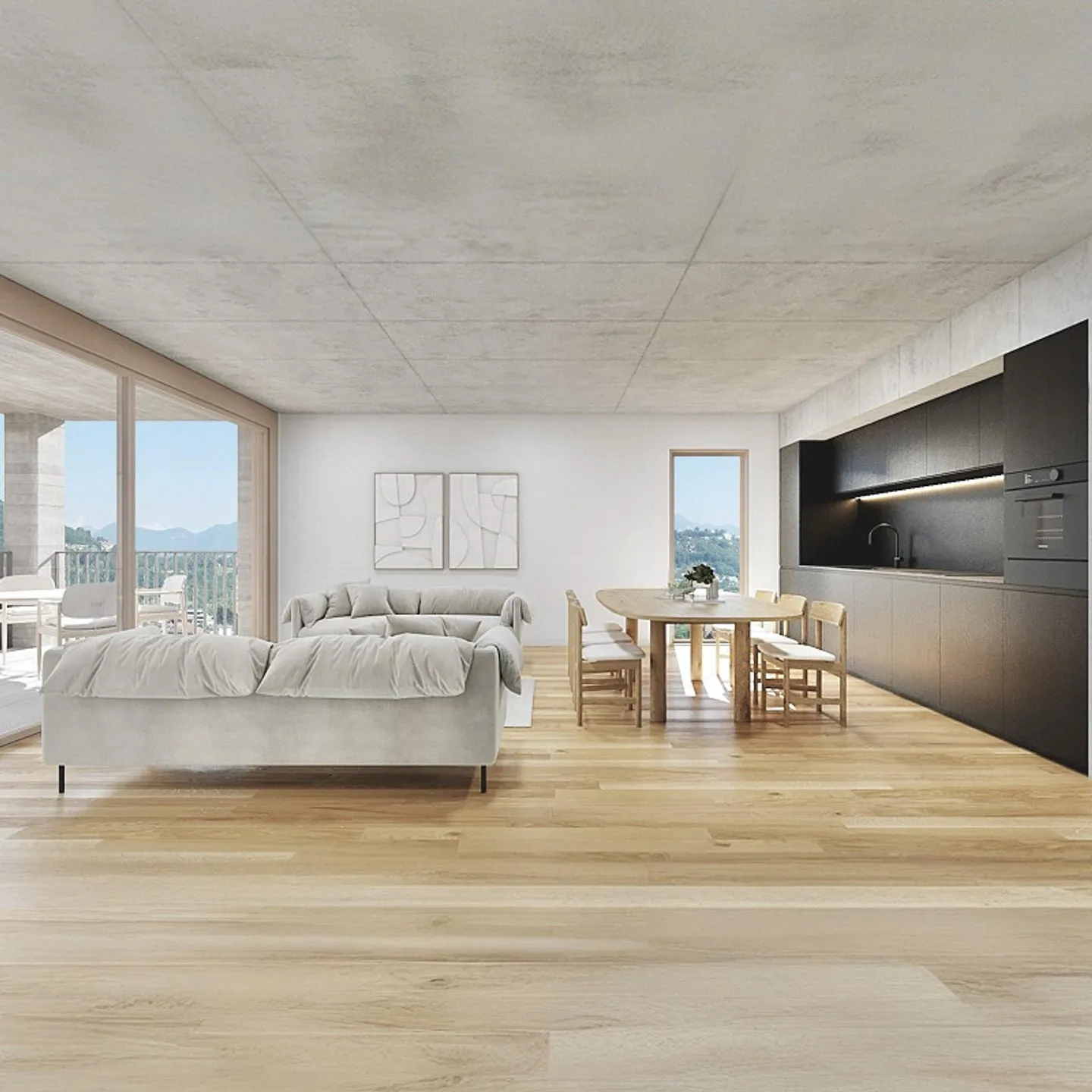 Newly built apartments with lake view in Agno - Photo 1 of 7