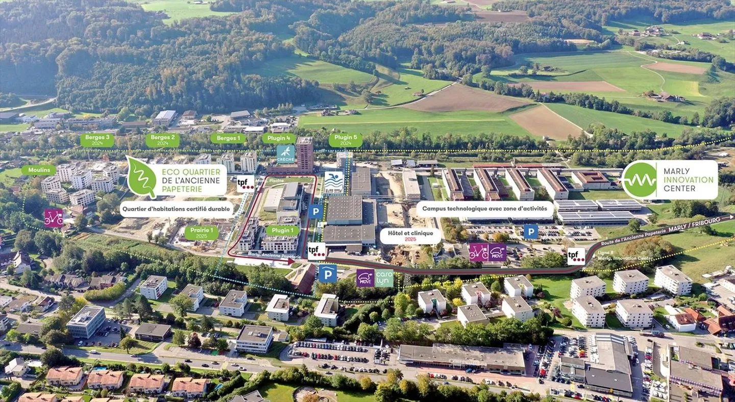 Ufficio/Amministrazione 55 m2 a Marly - Foto 7 di 7