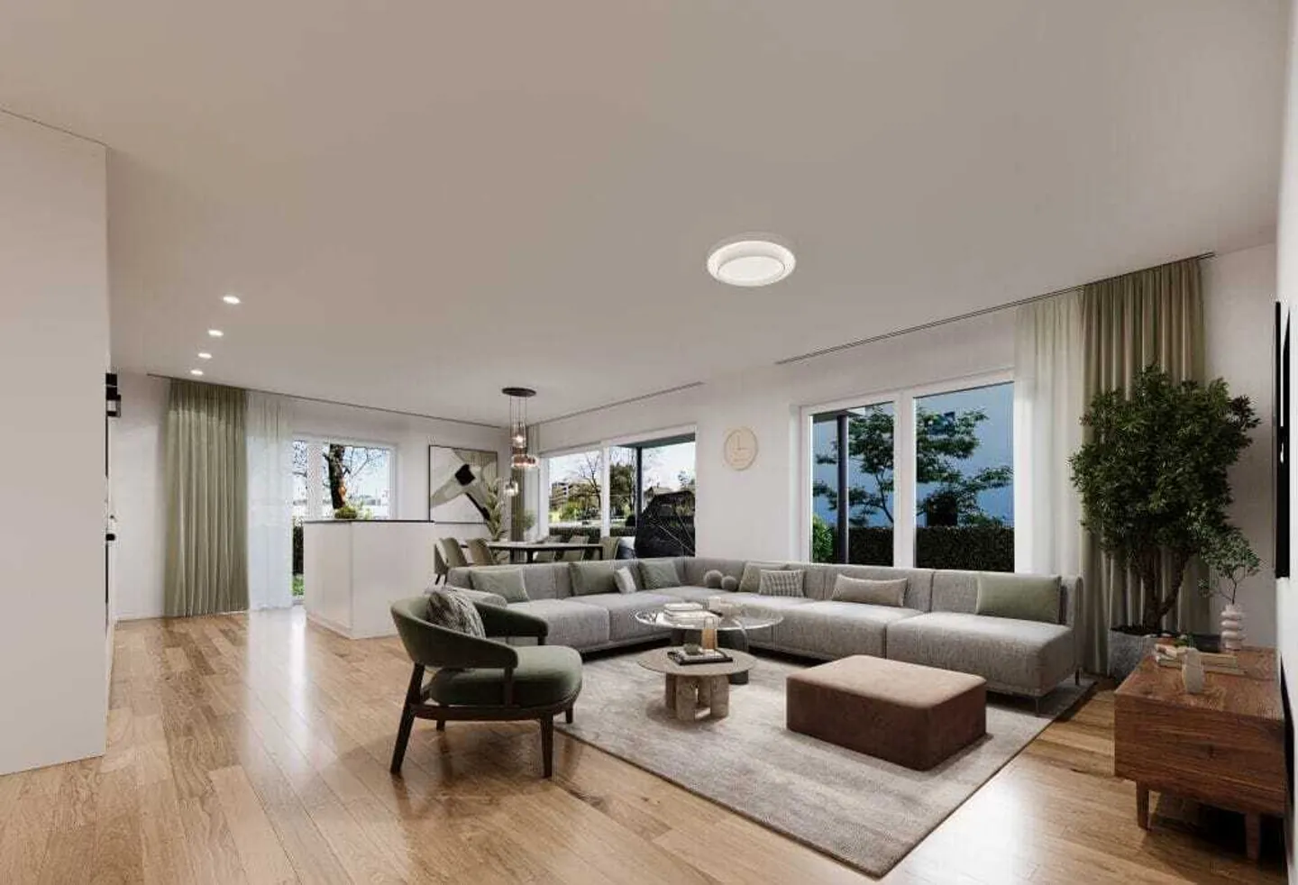 Appartement de jardin 3,5 pièces avec patio à Münsingen à vendre - Photo 3 sur 8