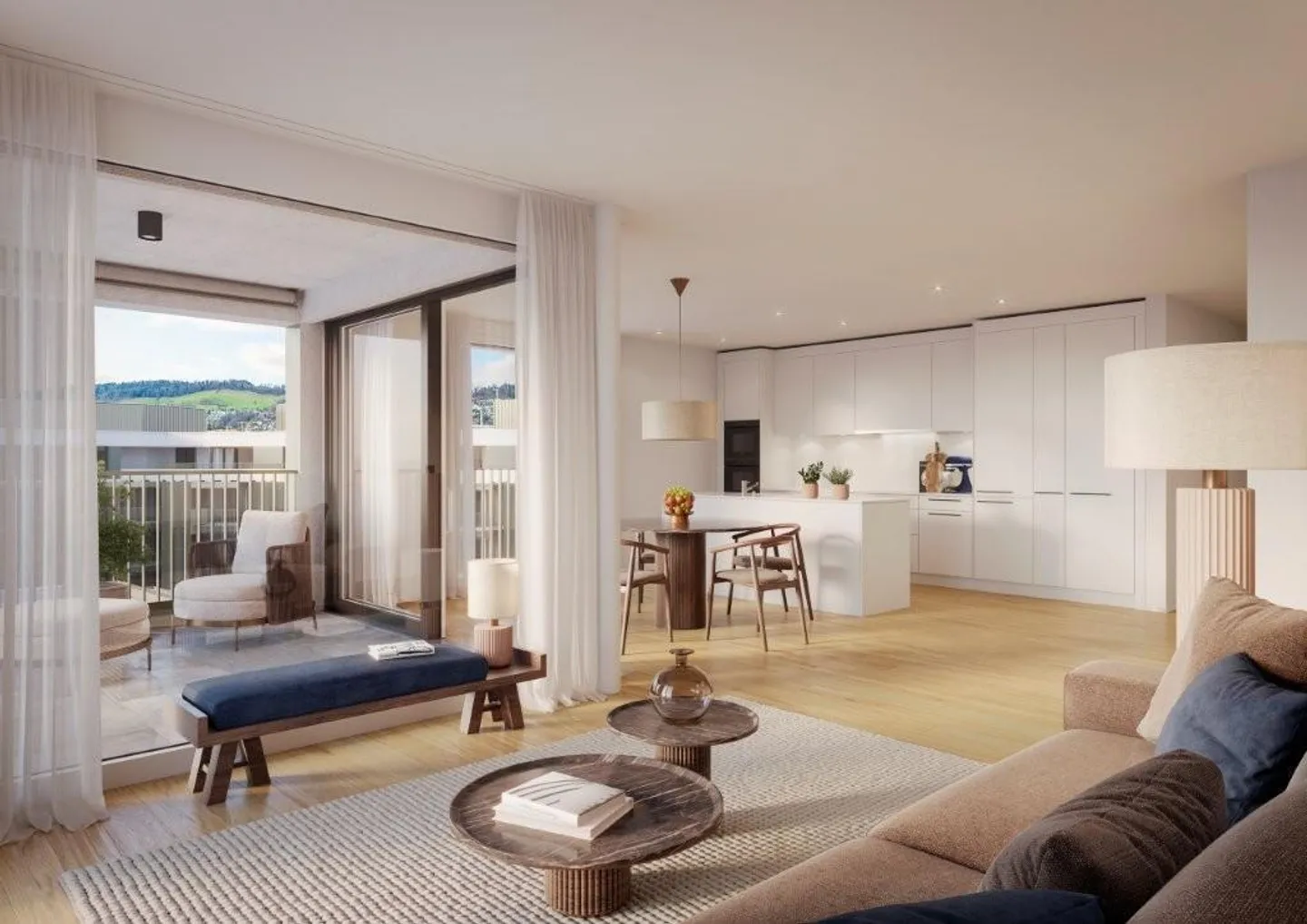 Moderne Attika-Wohnung in Kriens - Foto 3 von 4