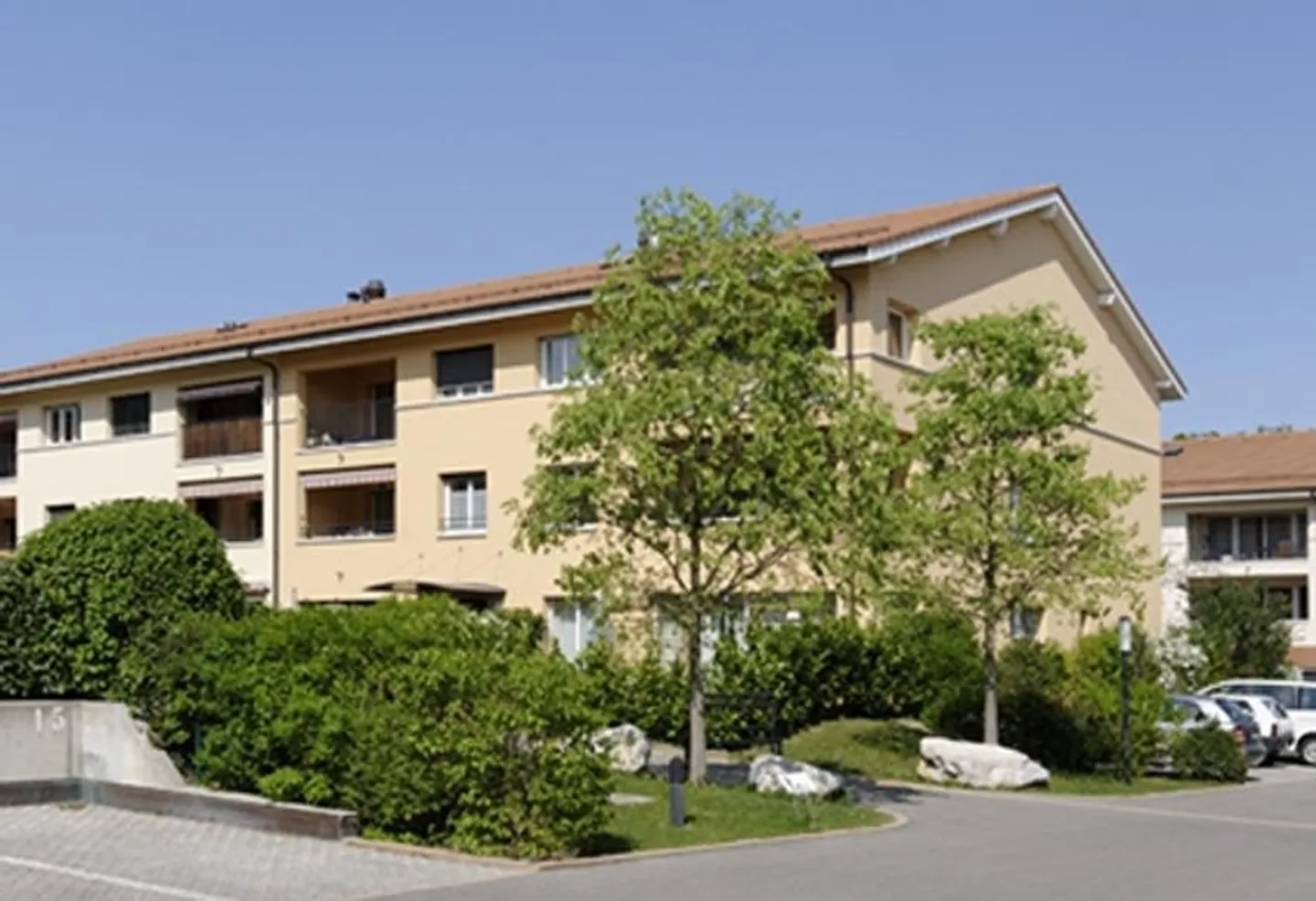 Espace extérieur dans le quartier familial de Bocage à Onex - Photo 1 sur 1