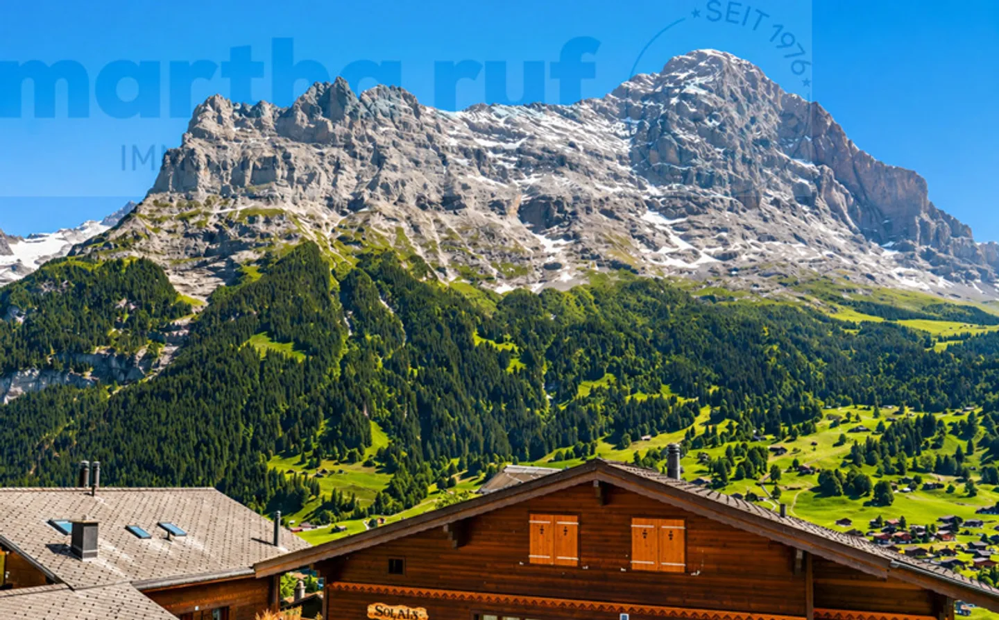 CASA A 3 FAMIGLIE SUL LATO SOLEGGIATO DI GRINDELWALD PROPRIETÀ PER VACANZE SENZA RESTRIZIONE SULLA SECONDA ABITAZIONE - Foto 3 di 13