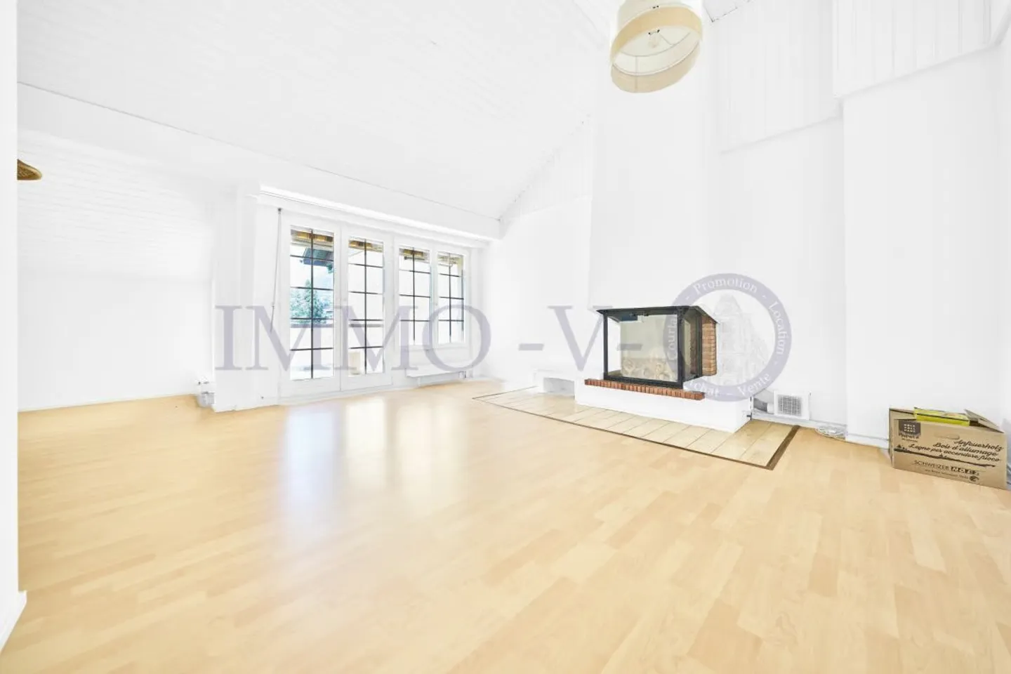 SPACIEUX ATTIQUE RENOVE AVEC CACHET AVEC BALCON-TERASSE VUE LAC - Foto 2 di 10