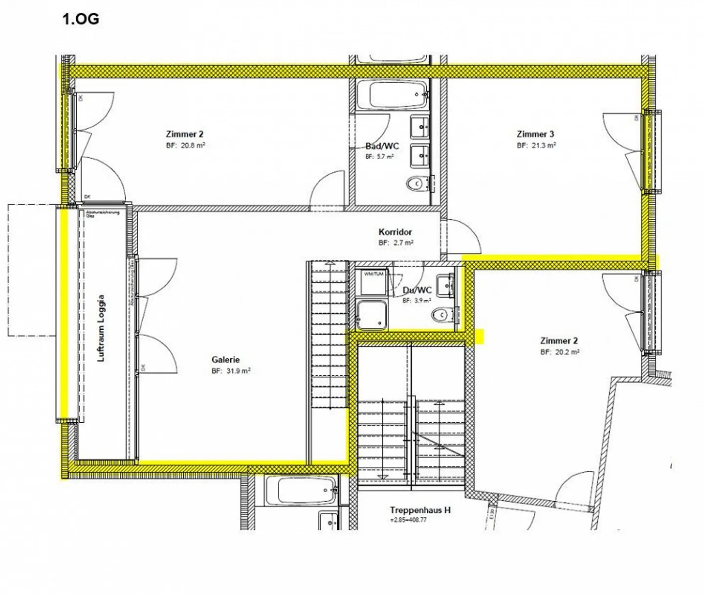 Appartement en duplex 5.5 pièces Rez-de-chaussée/1er étage, 8048 Zurich à louer - Photo 12 sur 13