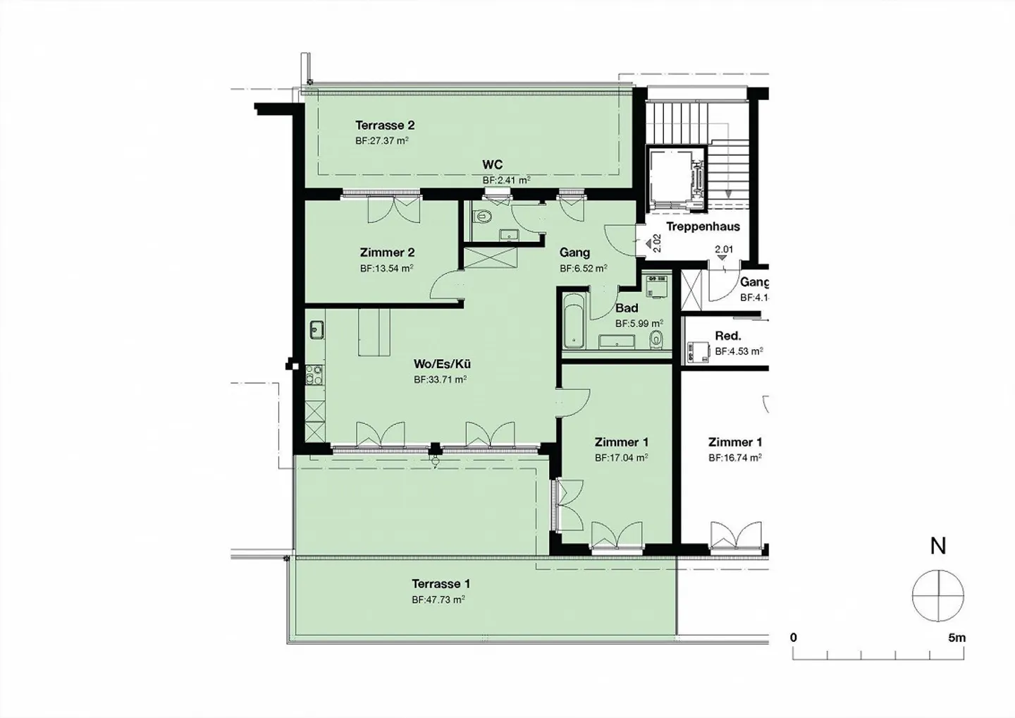 sonnige Attikawohnung mit herrllichem Weitblick - Photo 11 sur 11