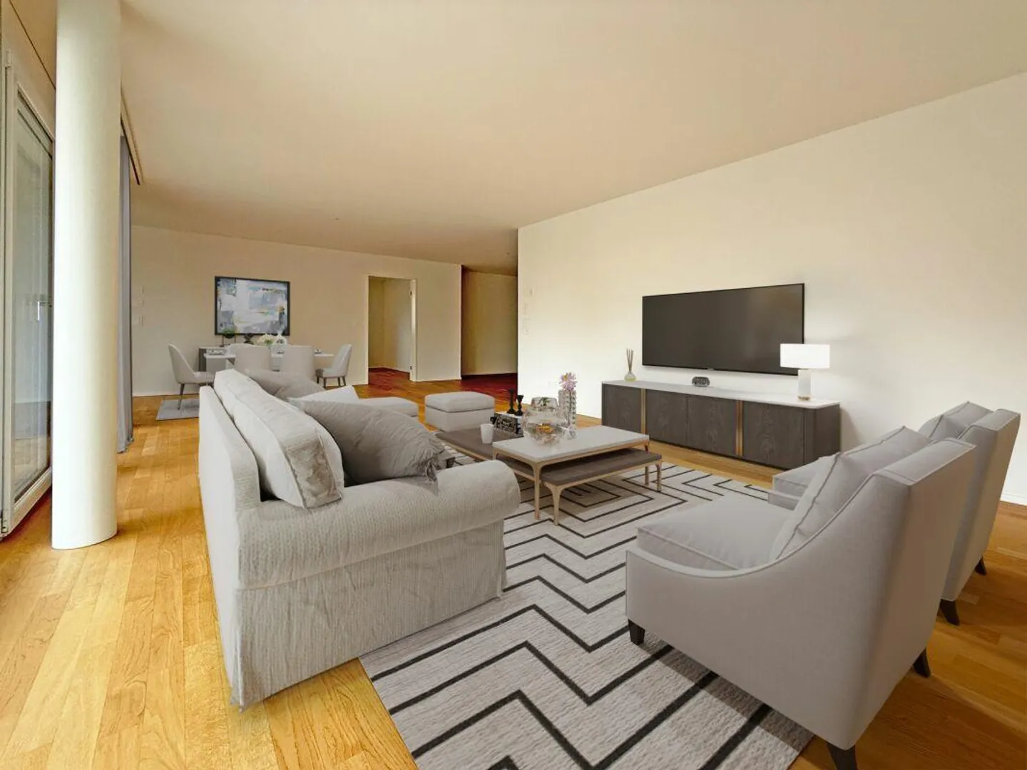 Moderne 4.5-Zimmer-Wohnung zu vermieten! - Foto 4 von 11