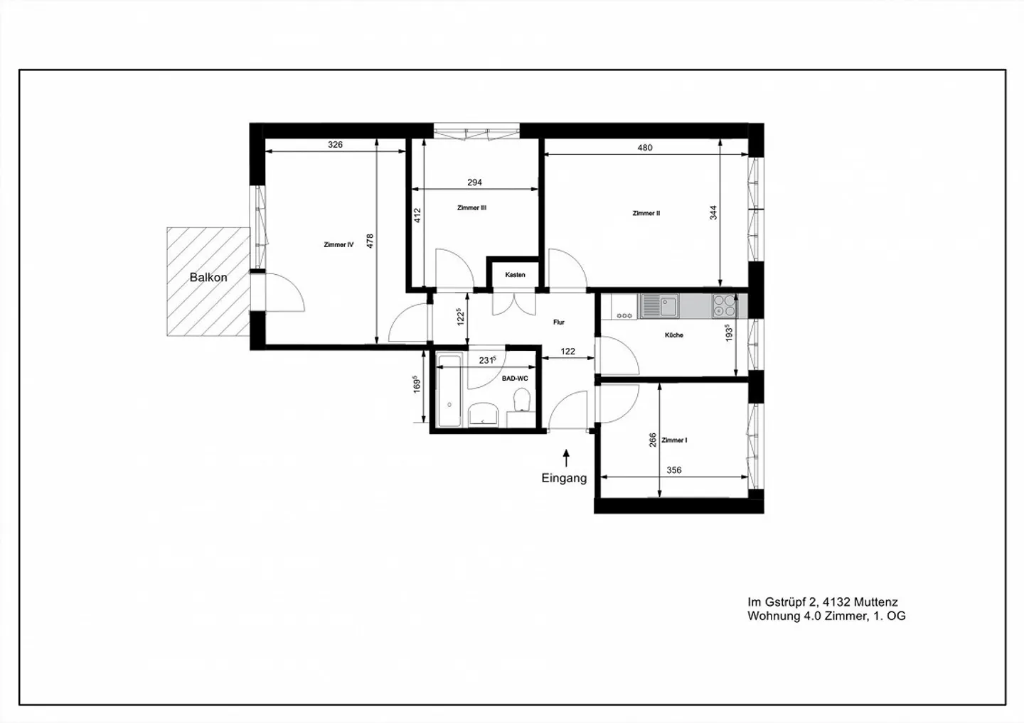 Appartamento di 4 locali al 1° piano - Foto 9 di 9