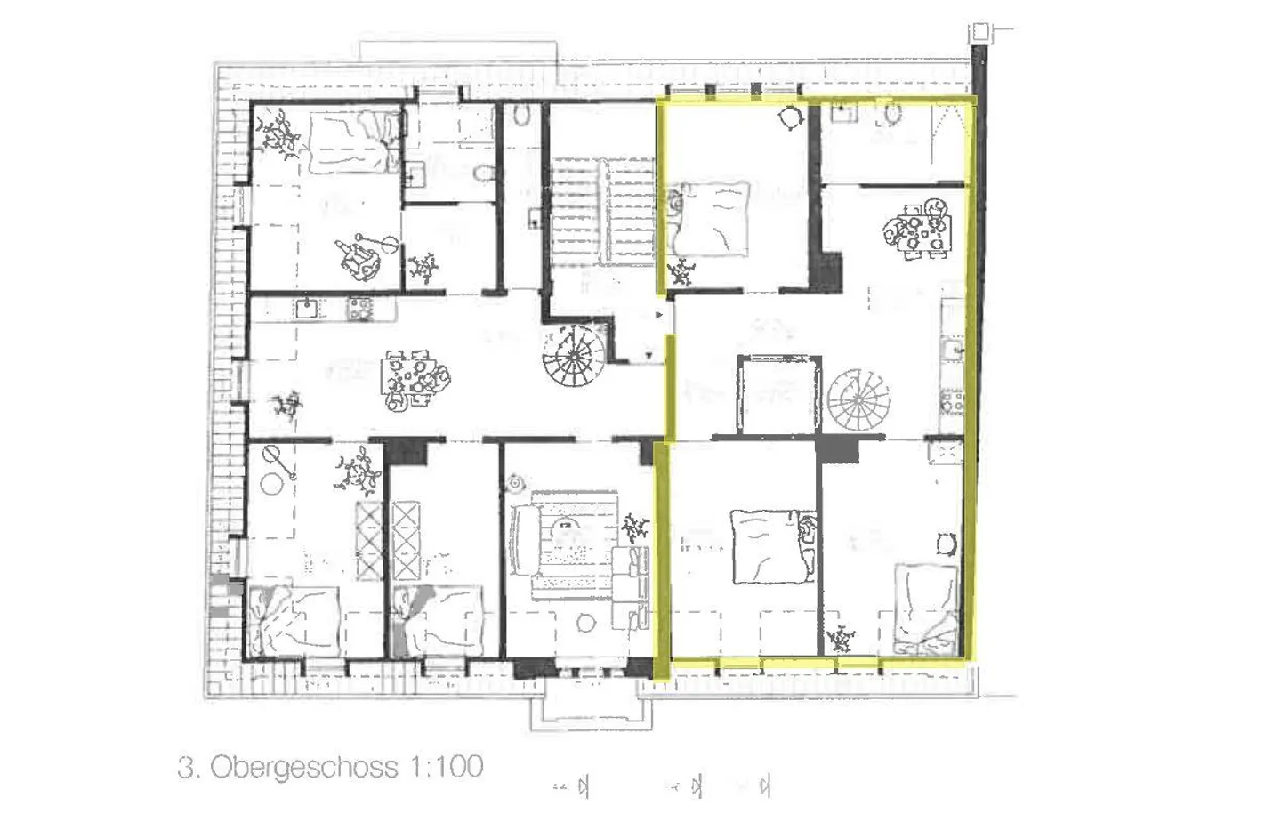 Appartement de 3,5 pièces rénové avec vue imprenable sur le lac - Photo 6 sur 6