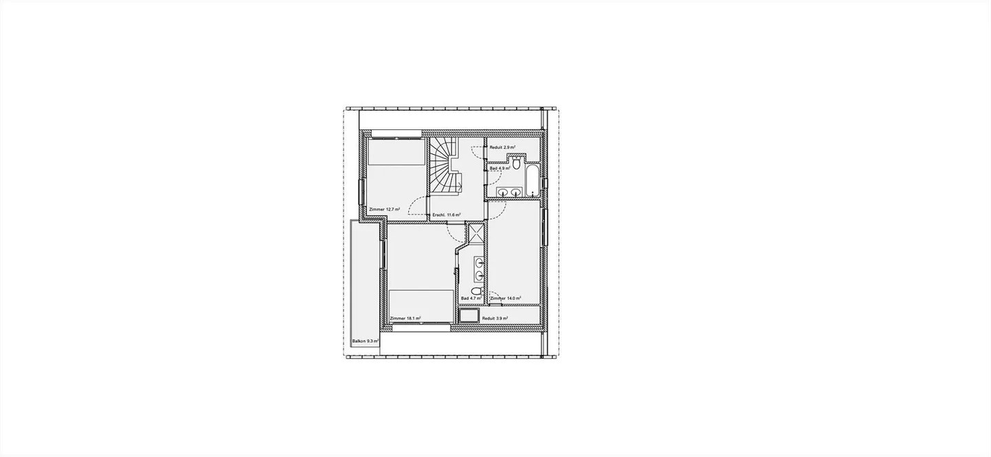 Affascinante casa unifamiliare di 5,5 stanze in Sihlwaldstrasse a Langnau am Albis - Foto 17 di 17