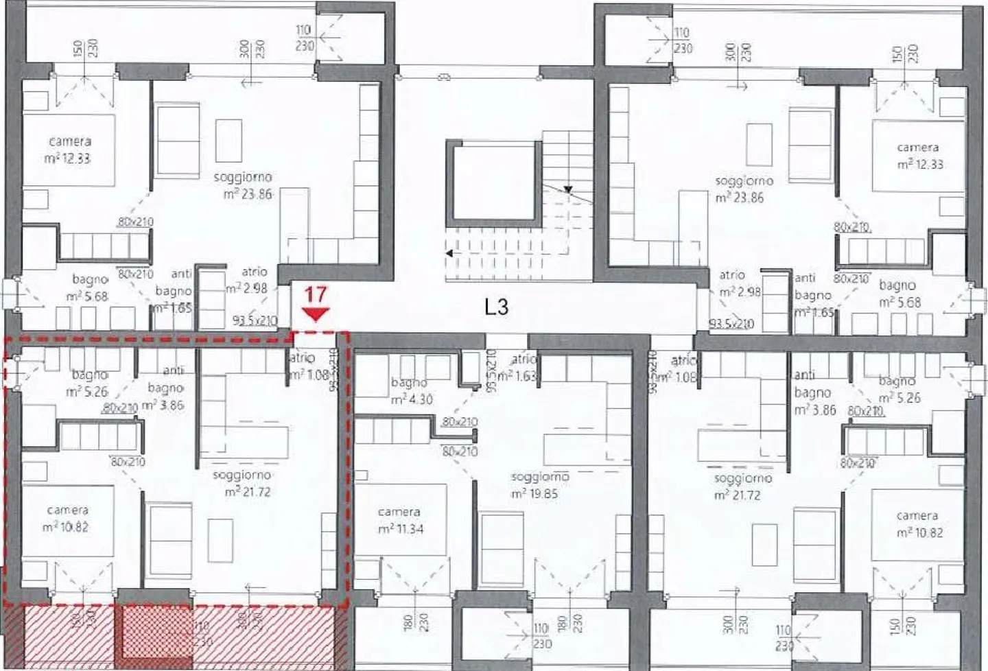 2.5 LOCALI CON LAVANDERIA PRIVATA E POSTEGGIO - Foto 8 di 9