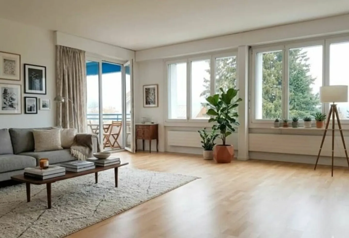 Appartamento luminoso di 4 1/2 stanze con balcone - Foto 1 di 10