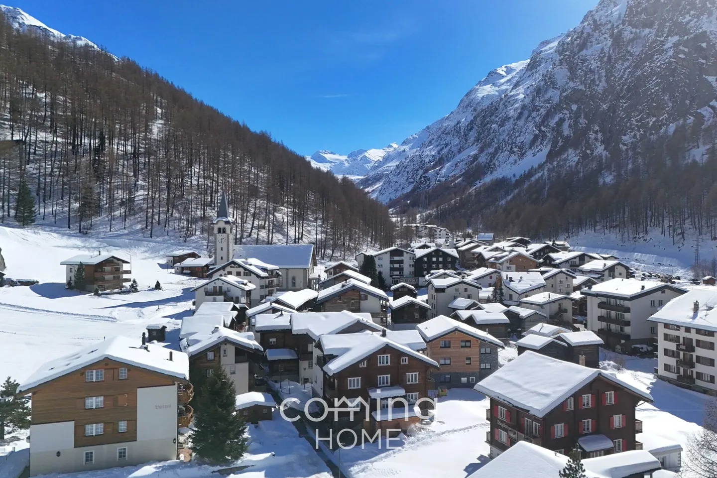 Appartement ensoleillé de 3,5 pièces à Saas-Grund - chaleureux, accueillant et avec deux balcons - Photo 4 sur 12