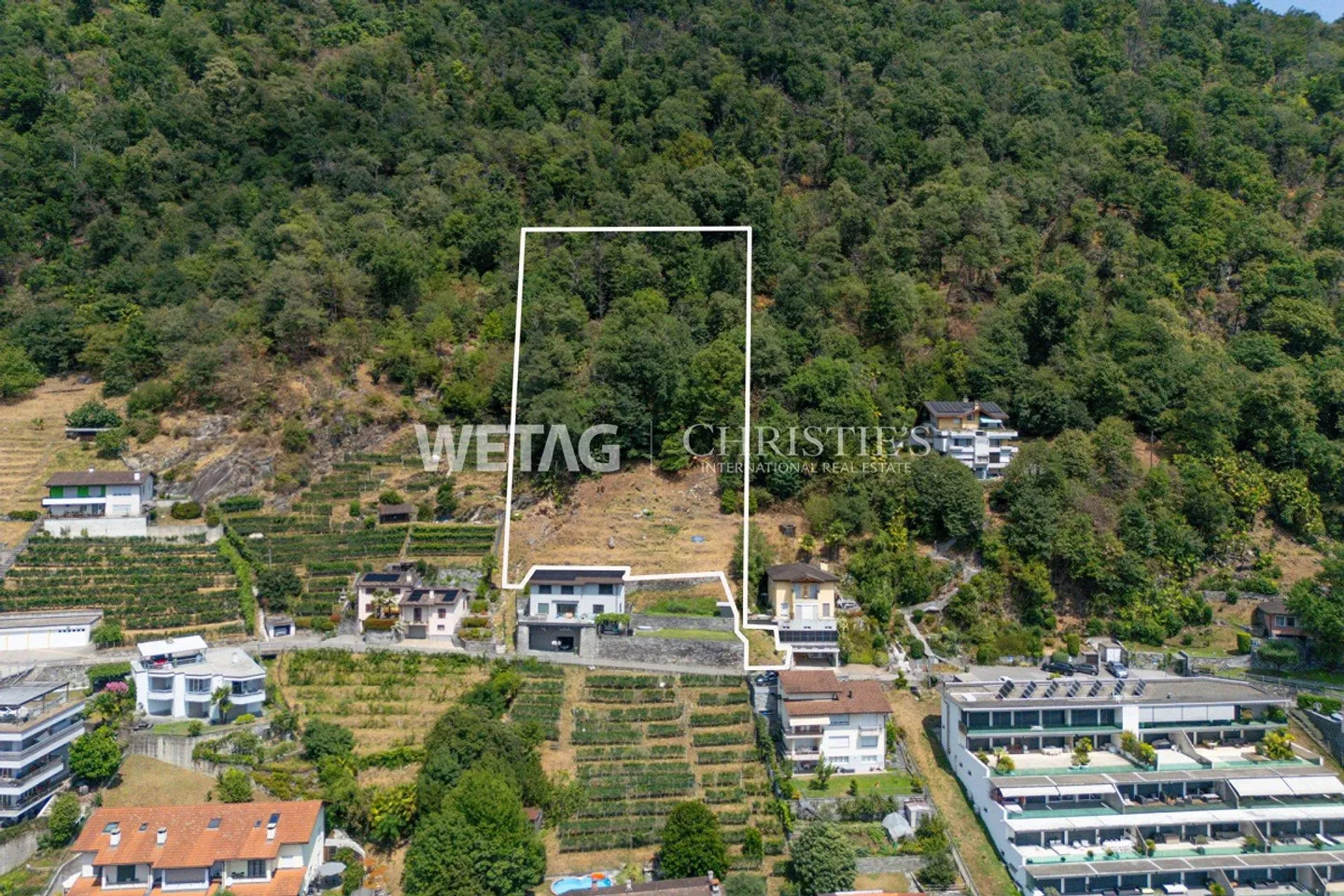 Beautiful building land in Solduno with panoramic view for sale - Photo 4 of 13