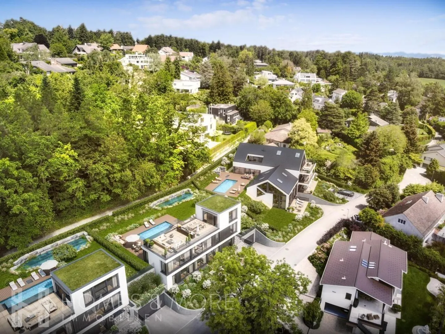 BÂTIMENTS NEUFS LUXUEUX AVEC VUE - VILLA A et B - Photo 2 sur 5