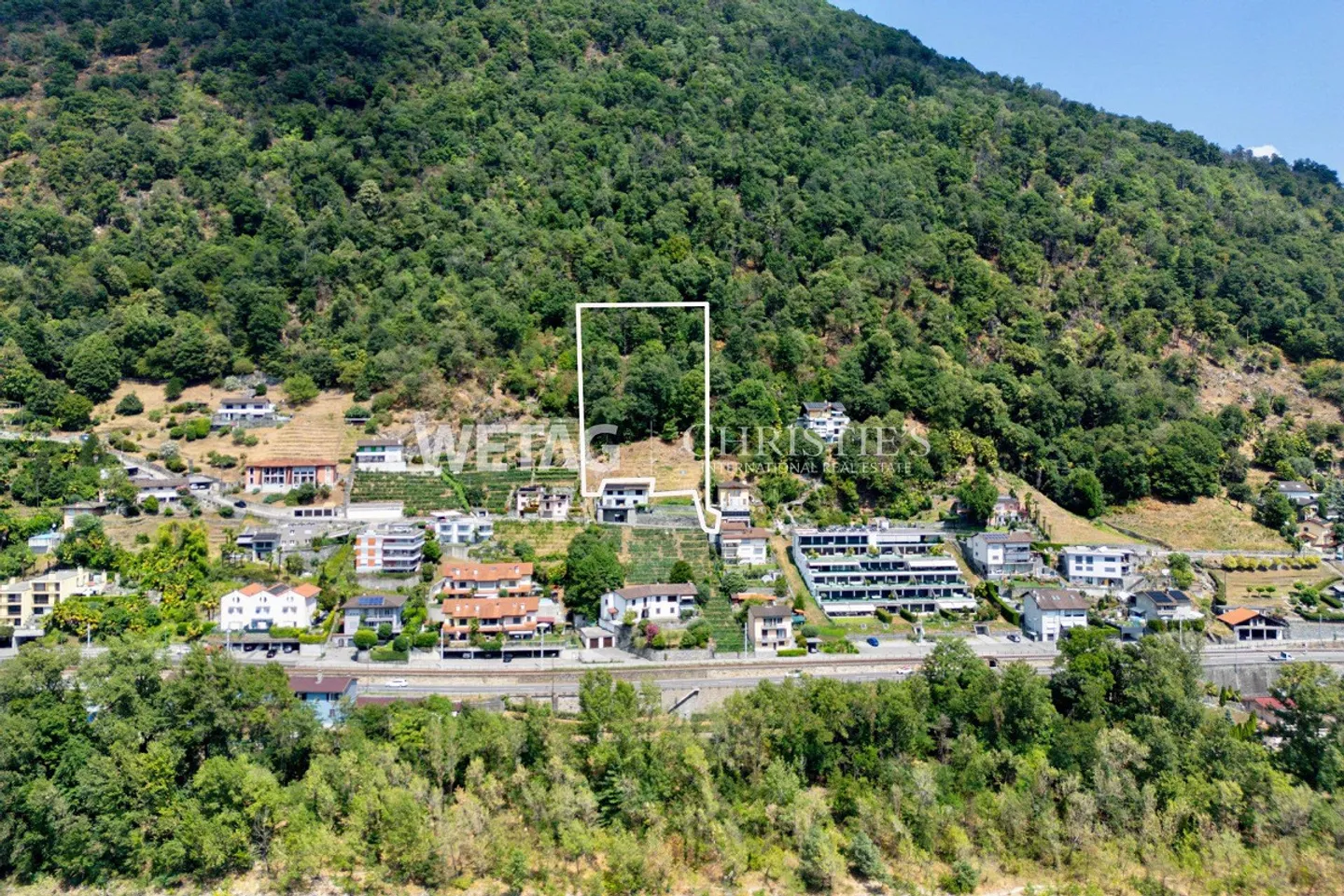 Beautiful building land in Solduno with panoramic view for sale - Photo 13 of 13