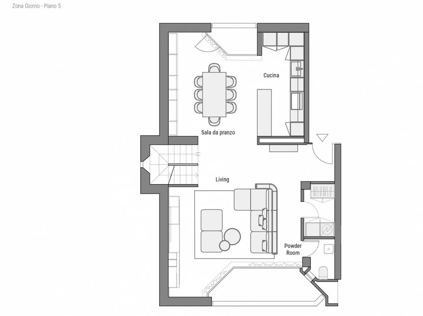 Penthouse di Lusso a Viganello - Foto 11 di 13