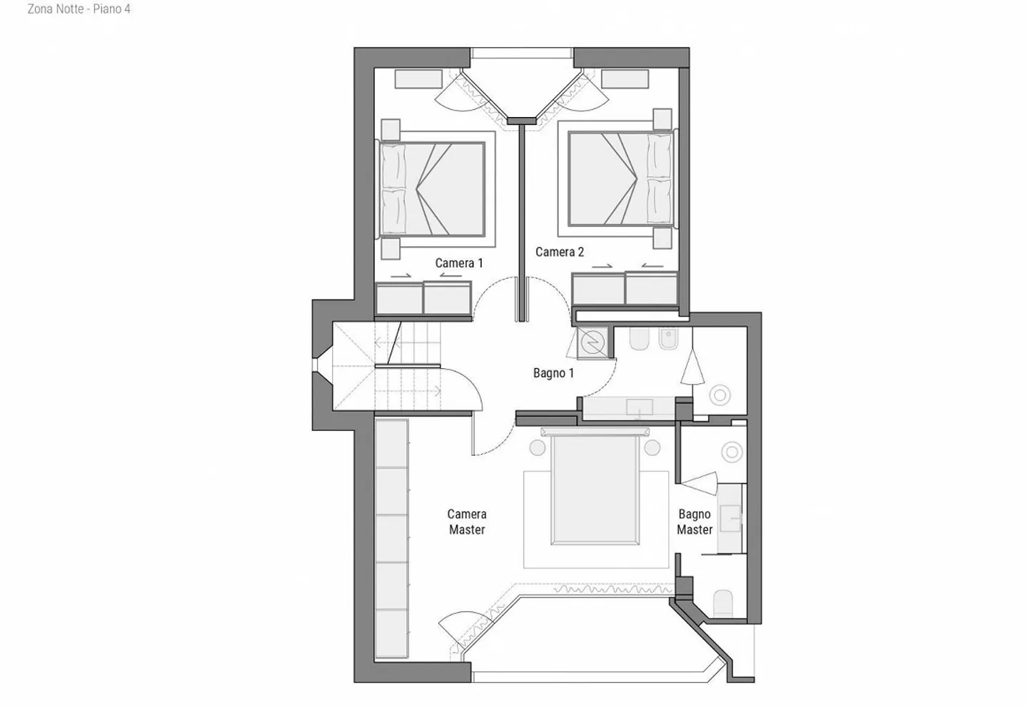 Penthouse di Lusso a Viganello - Foto 12 di 13