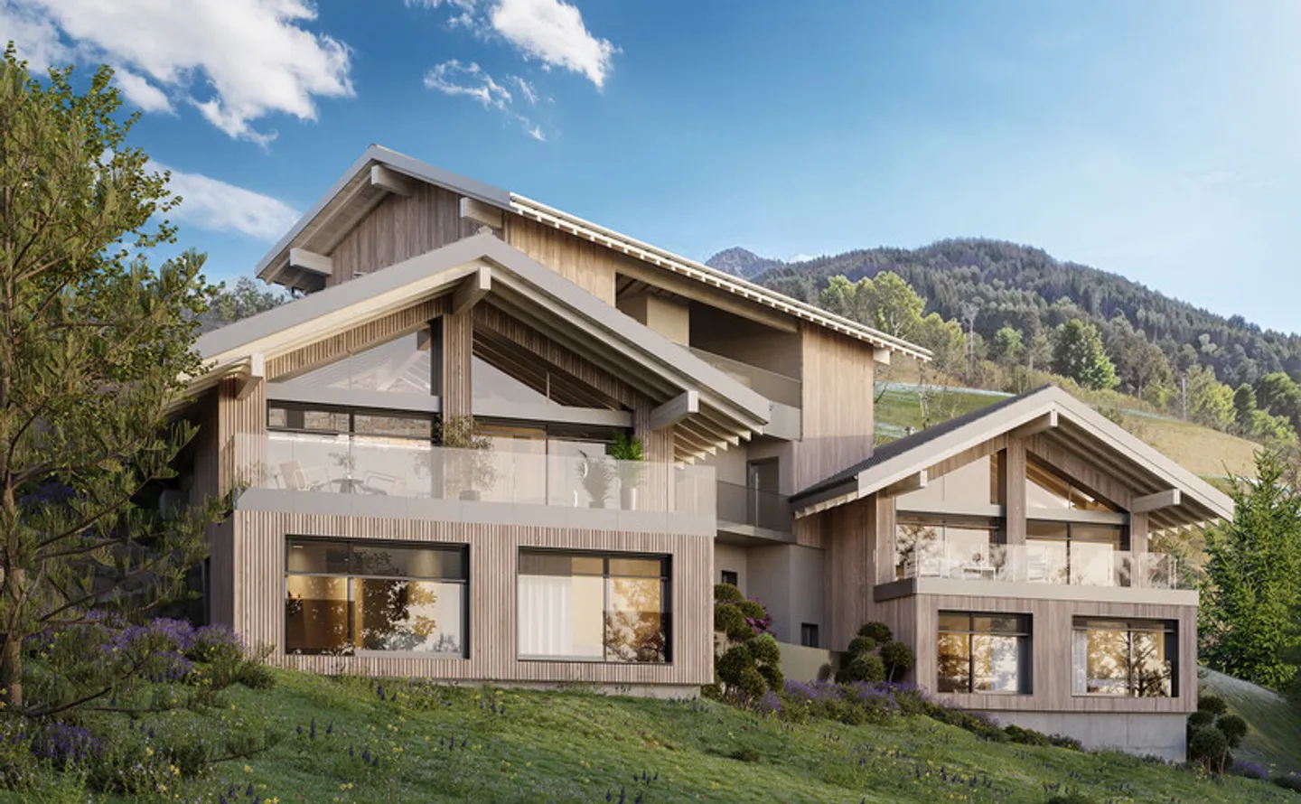 An exclusive architect-designed chalet with breathtaking panoramic views - Photo 1 of 9