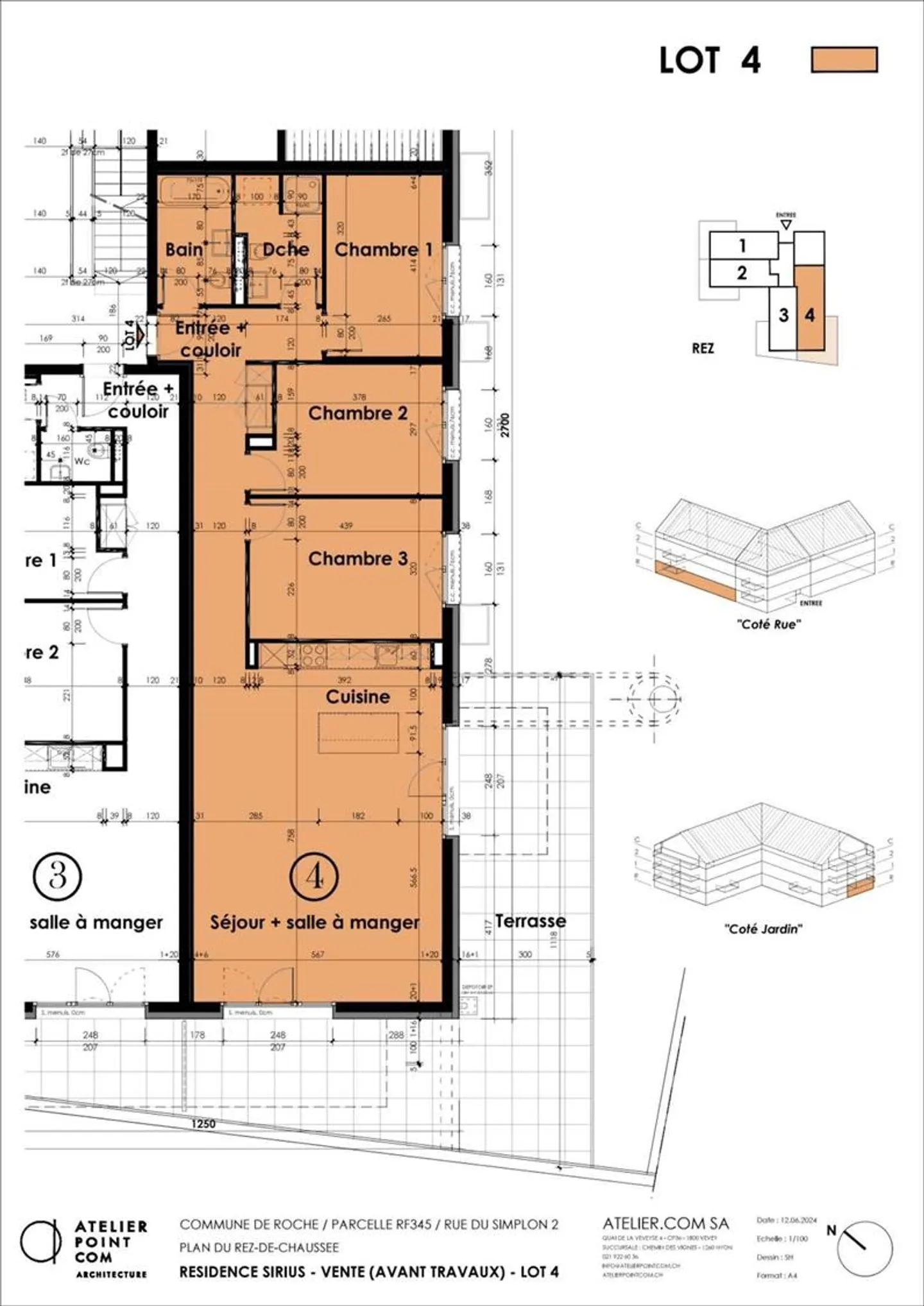 Appartement 3,5 pièces à Roche VD - Lot 4 - Photo 8 sur 8