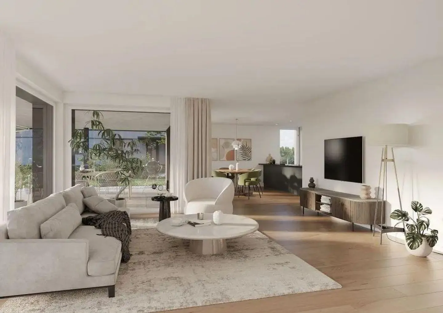 Ottimo appartamento per famiglie con grande giardino in una strada senza uscita - Foto 3 di 7