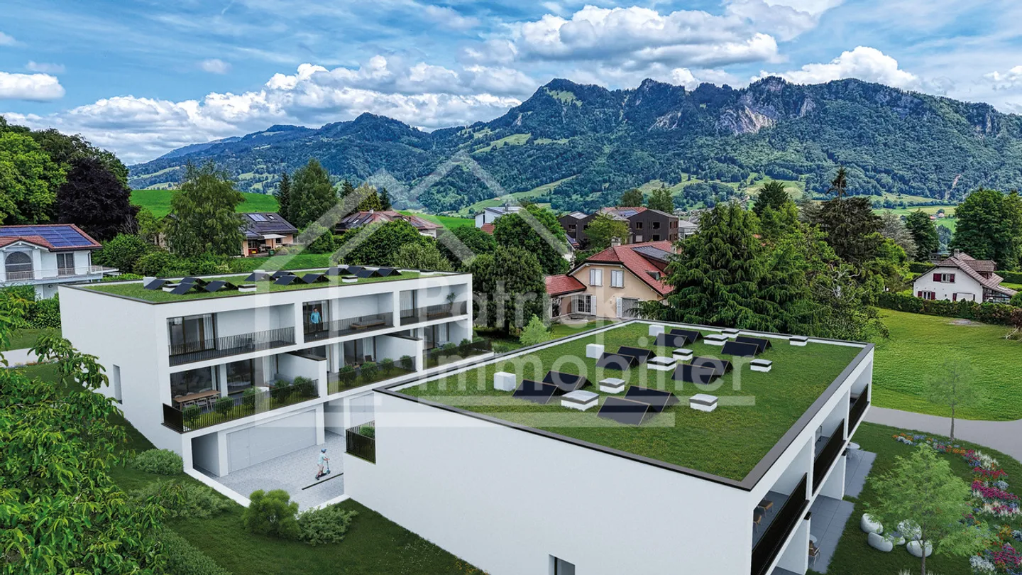 Villas contemporaines à Bulle - Photo 2 sur 12