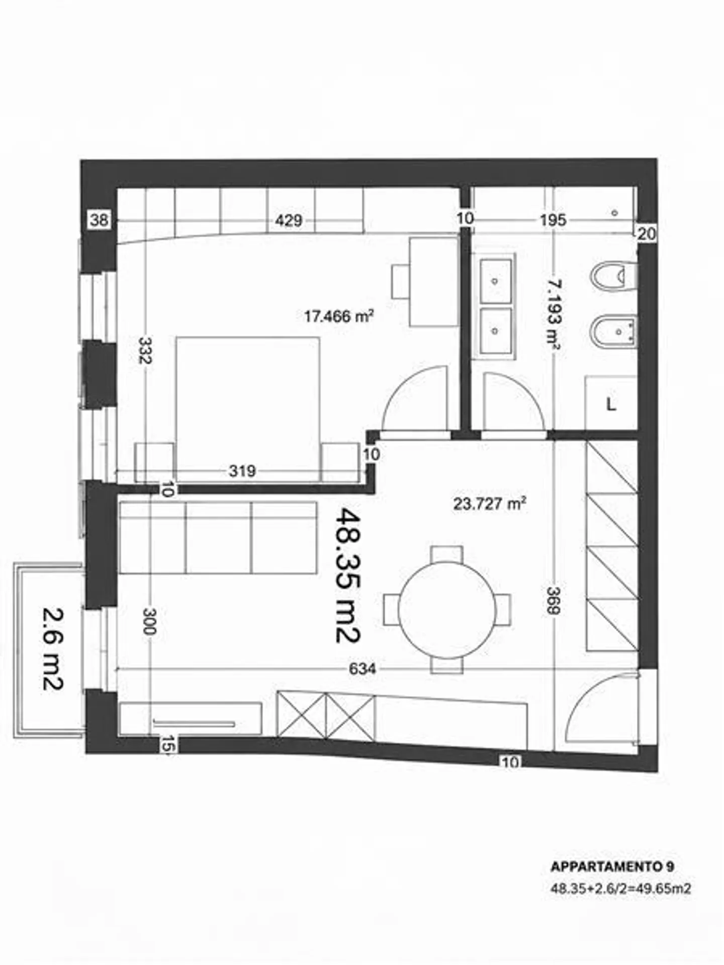 Montagnola: 2,5-Zimmer-Wohnung - Foto 9 von 9