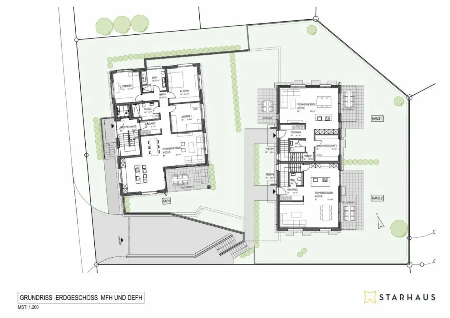 4 1/2-Room Semi-Detached House in Rural Surroundings - Photo 5 of 8