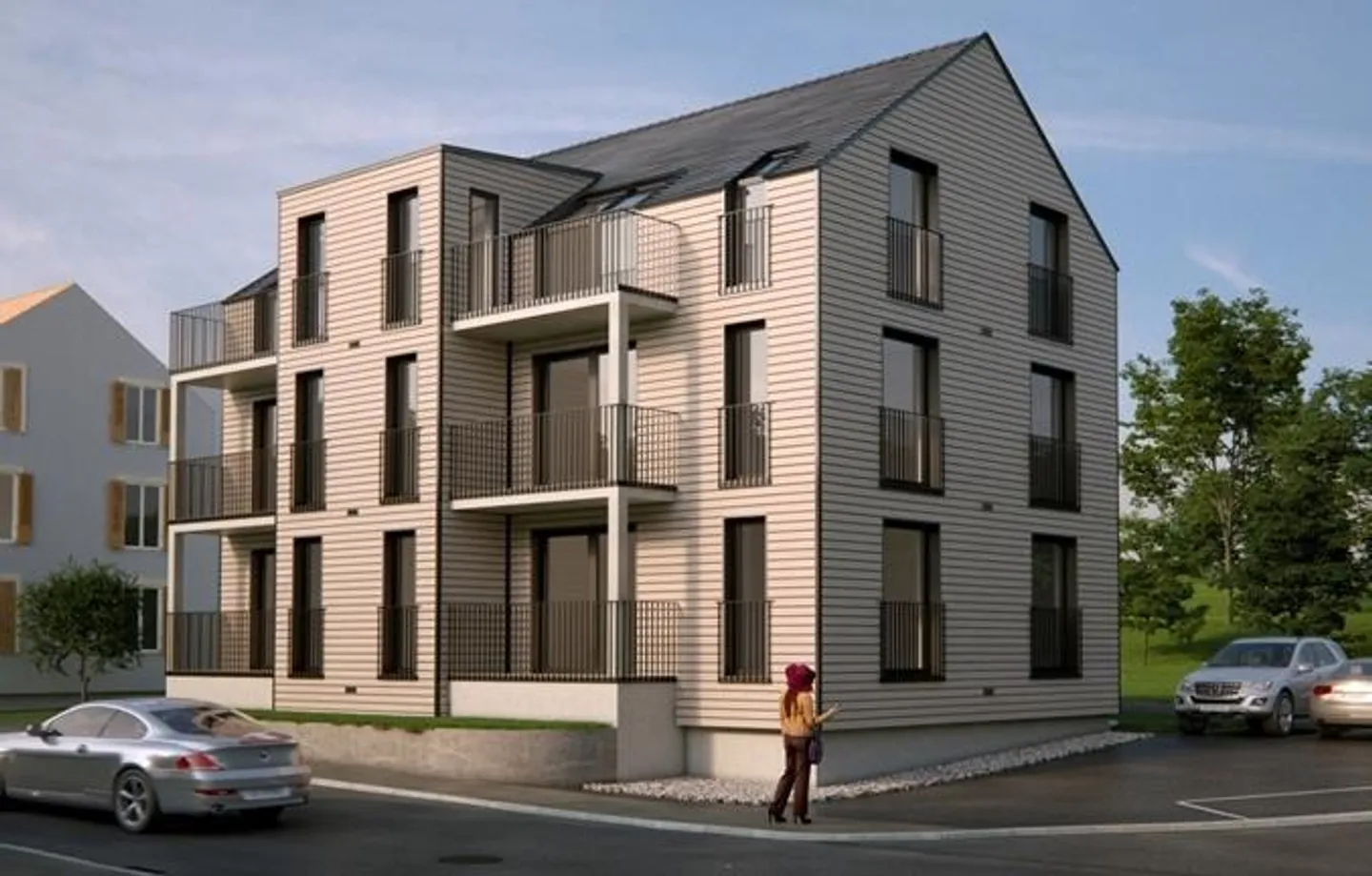 Appartement moderne et lumineux de 2,5 pièces avec balcon près du lac - Photo 1 sur 9