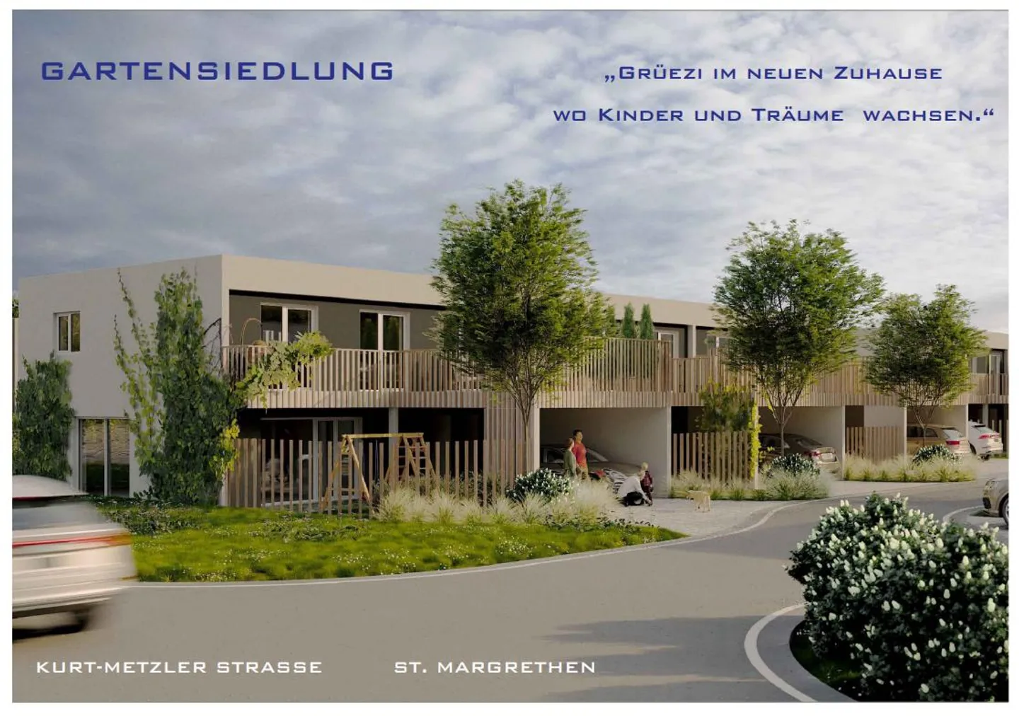 Lotissement de jardins avec 20 maisons en rangée - Photo 1 sur 8