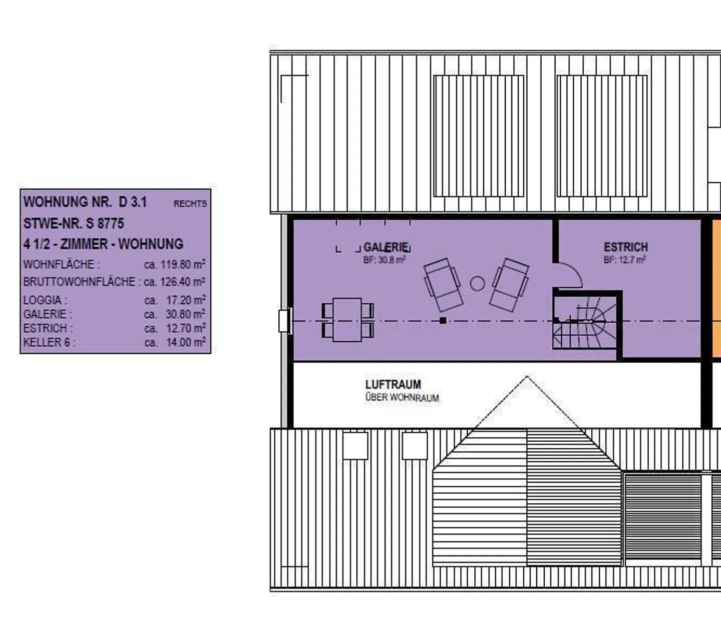 Appartement Galerie Exclusif de 4.5 Pièces avec Grande Loggia et Finition de Haute Qualité - Photo 16 sur 16