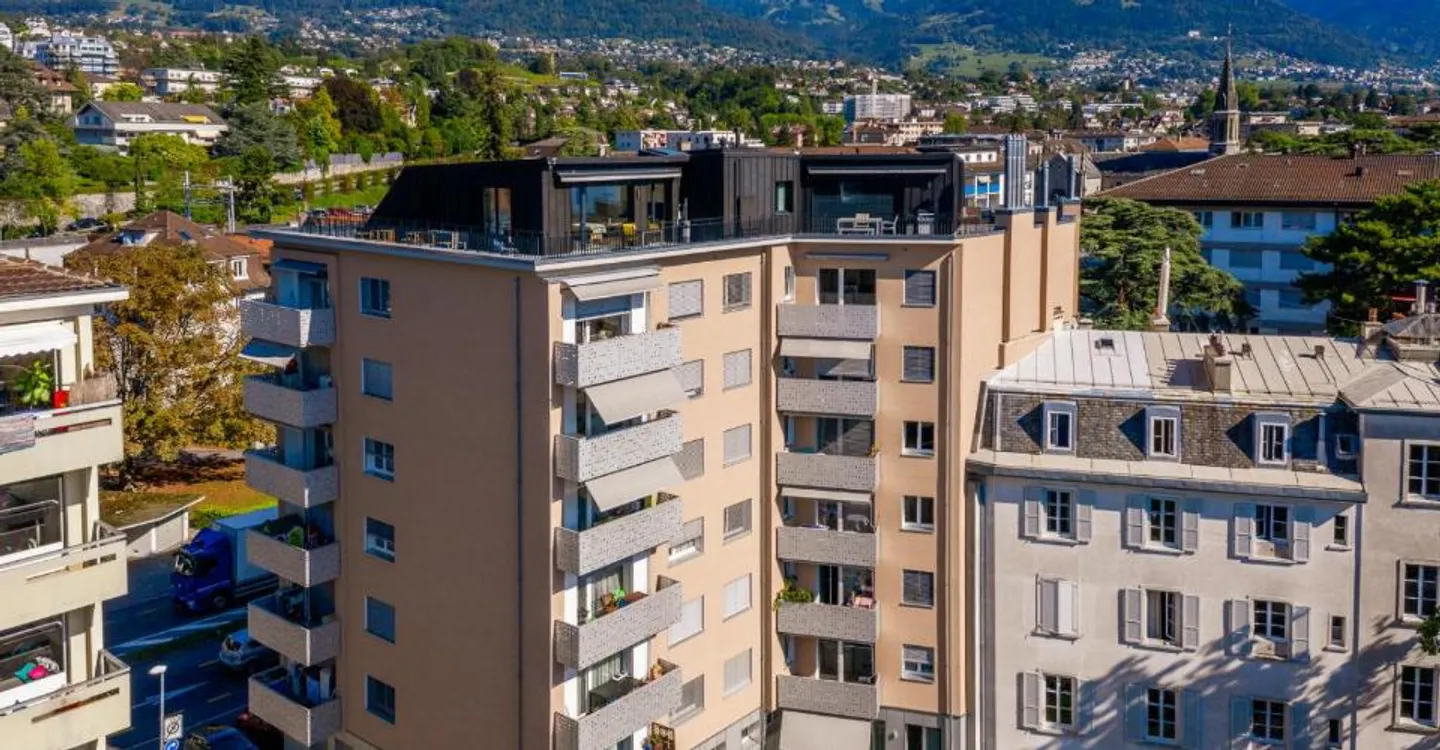 Wohnung mit Blick auf den See und die Alpen! - Foto 3 von 3