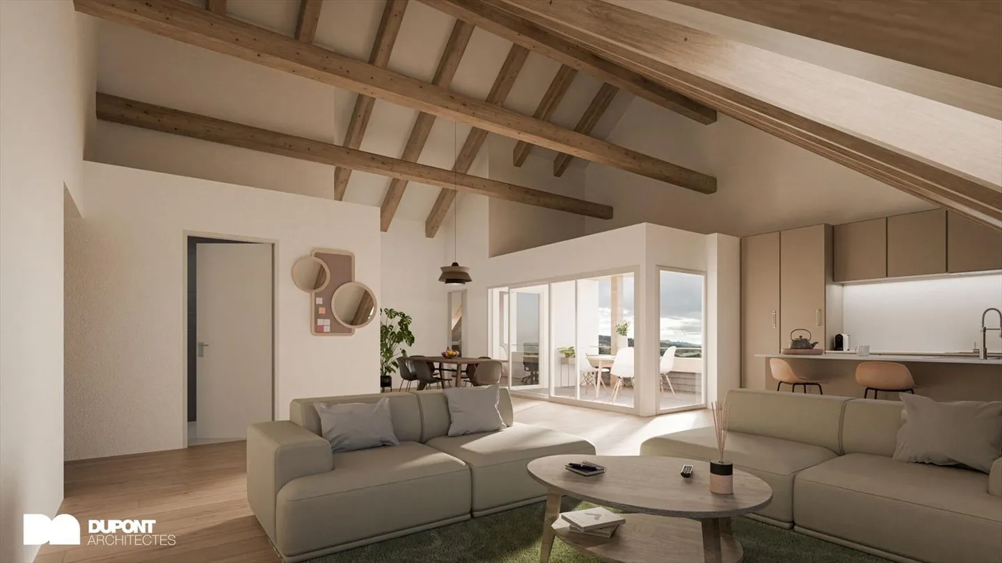 4.5-room apartment in Ecublens - Photo 1 of 3