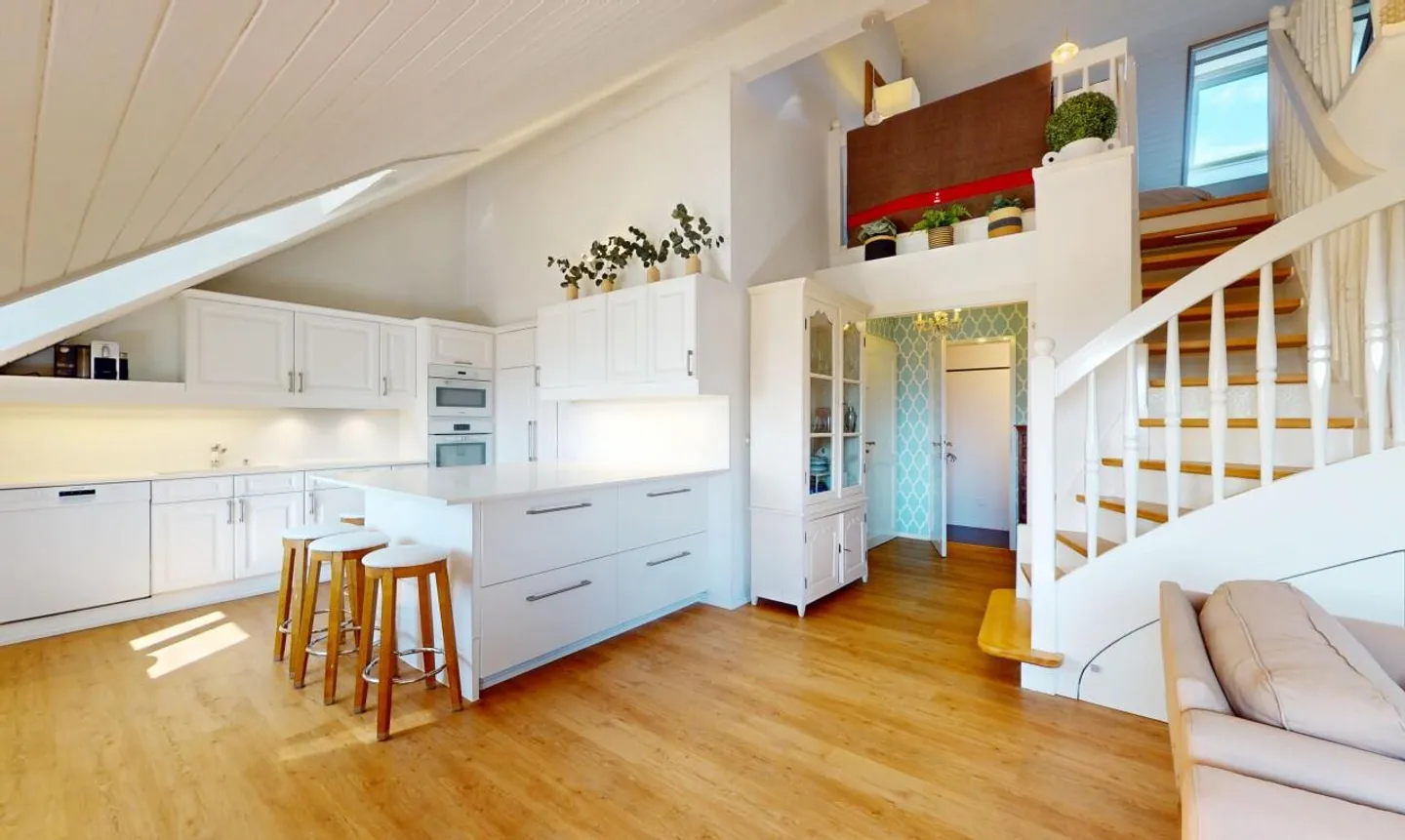 Helles und renoviertes Loft-Apartment - Foto 4 von 11
