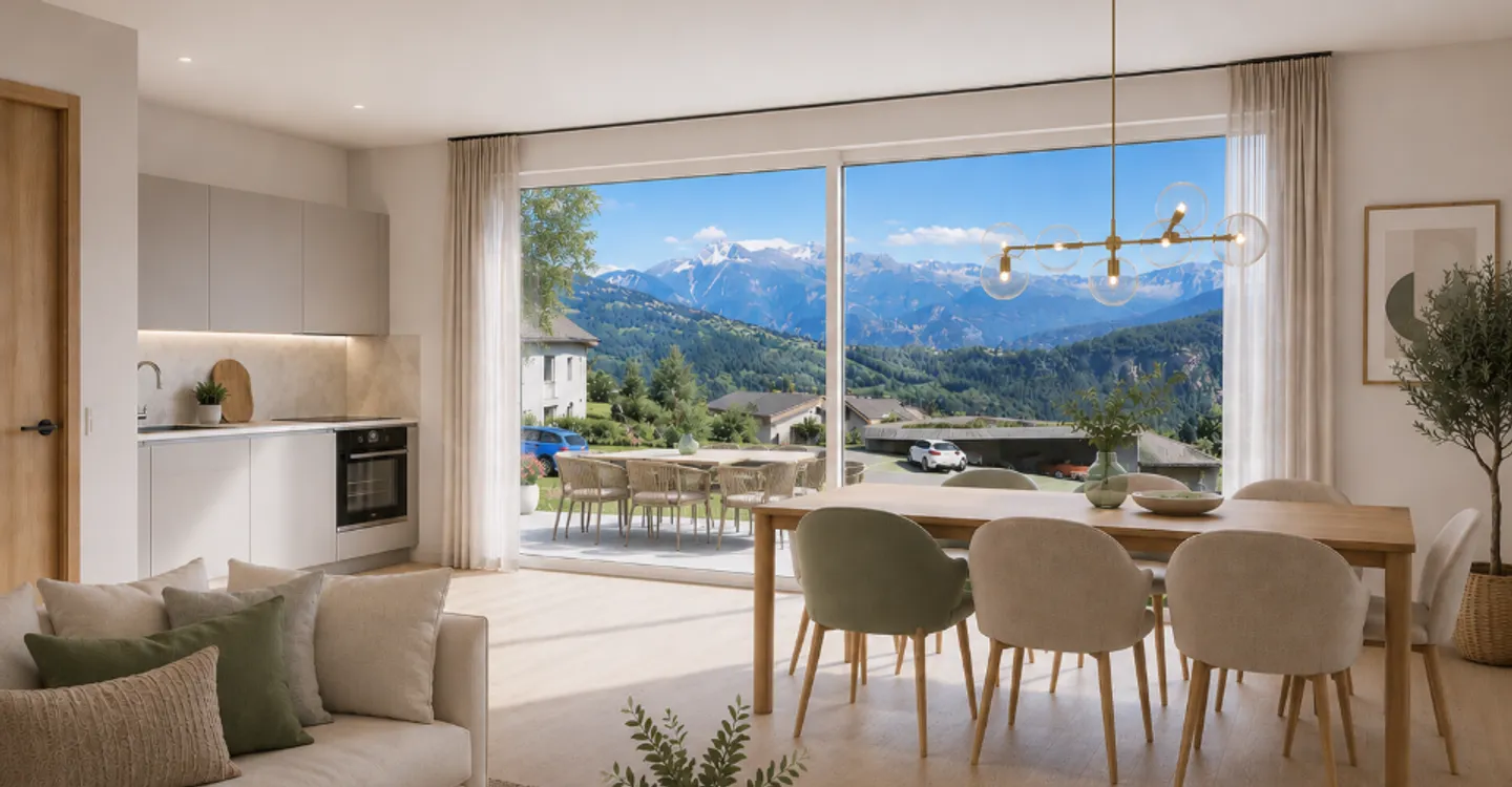 Villa familiare al piano giardino 4.5 stanze ad Ayent - Foto 6 di 10